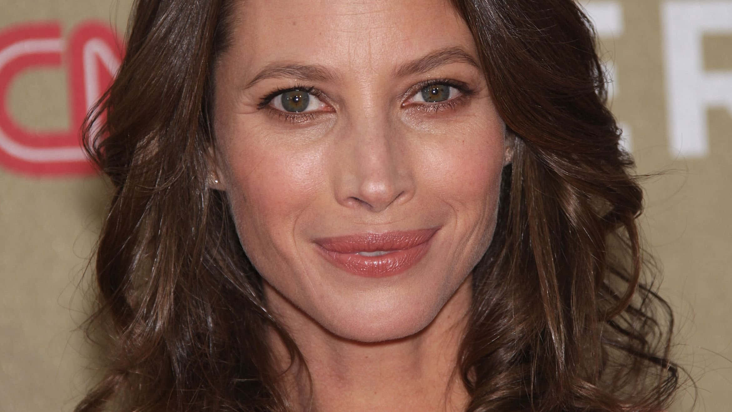 Christy Turlington, black and white photoshoot, red carpet event, Full HD Desktop Wallpaper