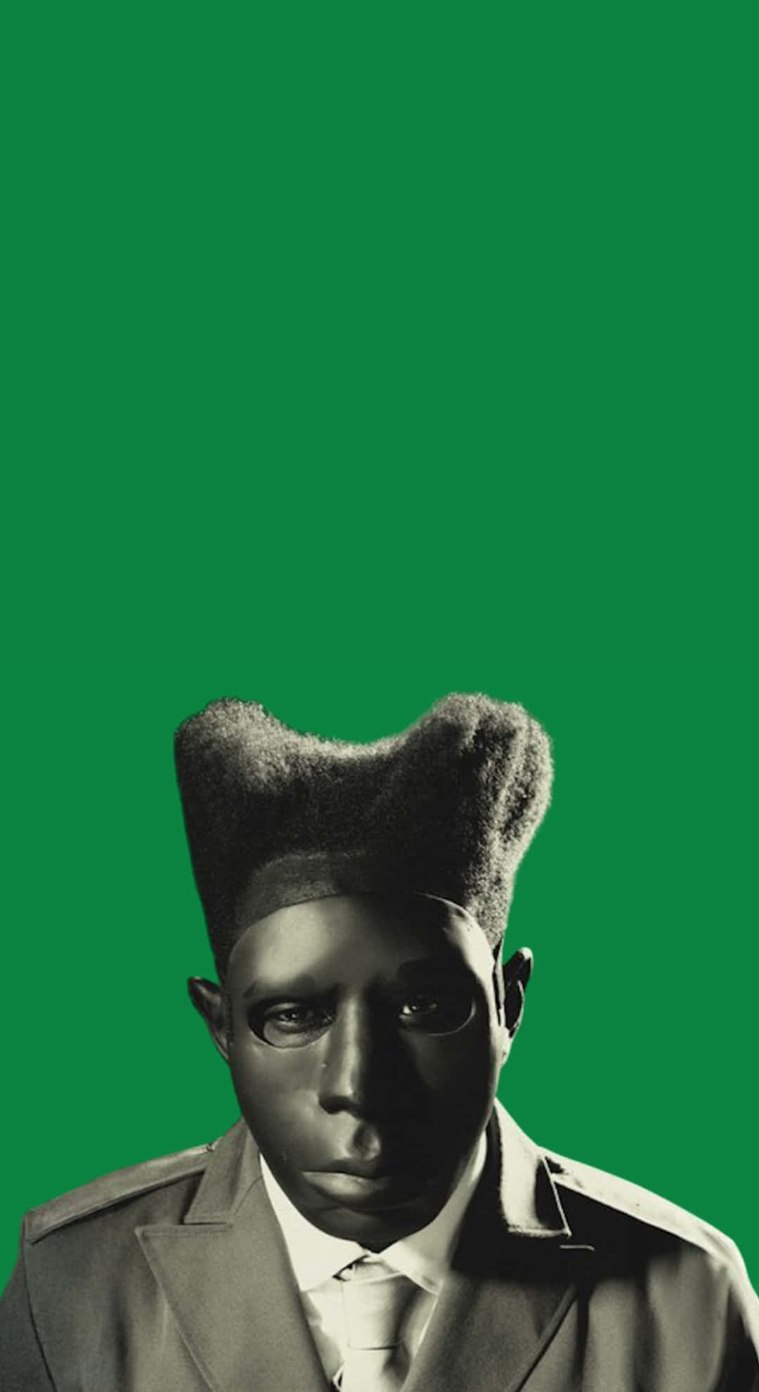 Chromatopia, black and green contrast, suit and tie, Full HD Phone Wallpaper