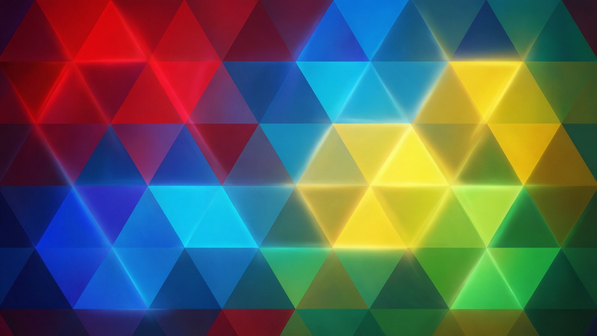 prismatic geometry, spectrum of colors, colorful geometric shapes, Full HD Desktop Wallpaper