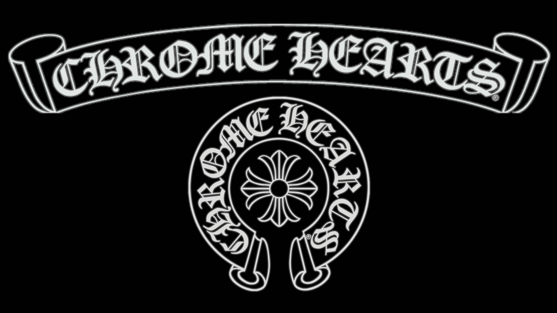 Chrome Hearts, logo, gothic script, Full HD Desktop Wallpaper