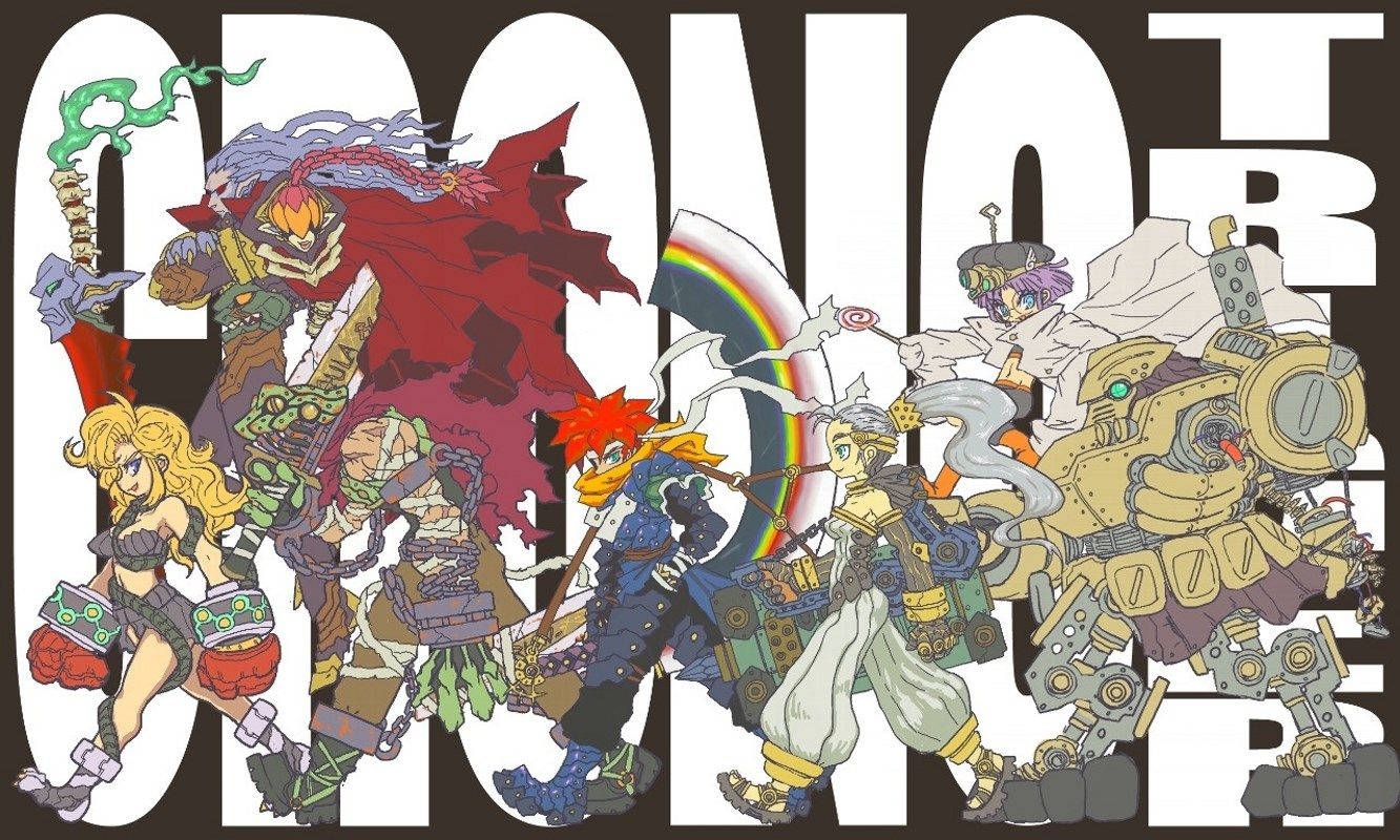 Chrono Trigger, walking characters, anime-style illustration, HD Desktop Wallpaper