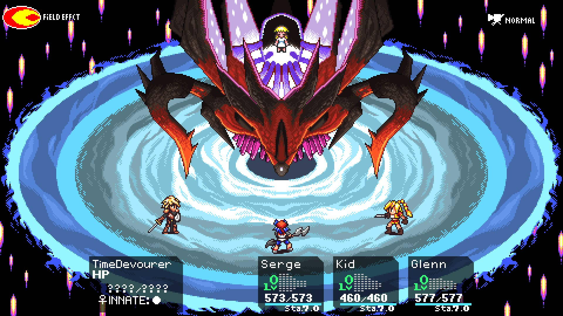 Chrono Trigger, pixel-art, RPG battle scene, Full HD Desktop Wallpaper