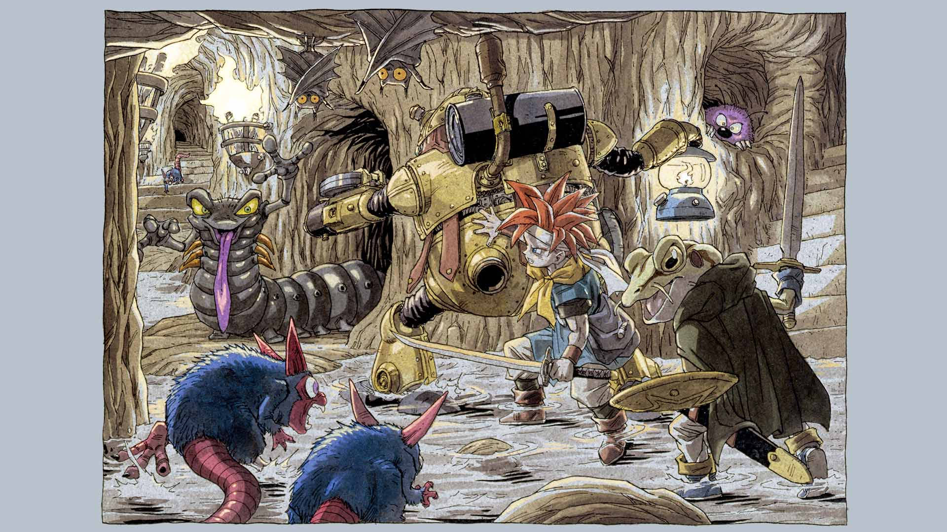 Chrono Trigger, dungeon, stone dungeon, Full HD Desktop Wallpaper