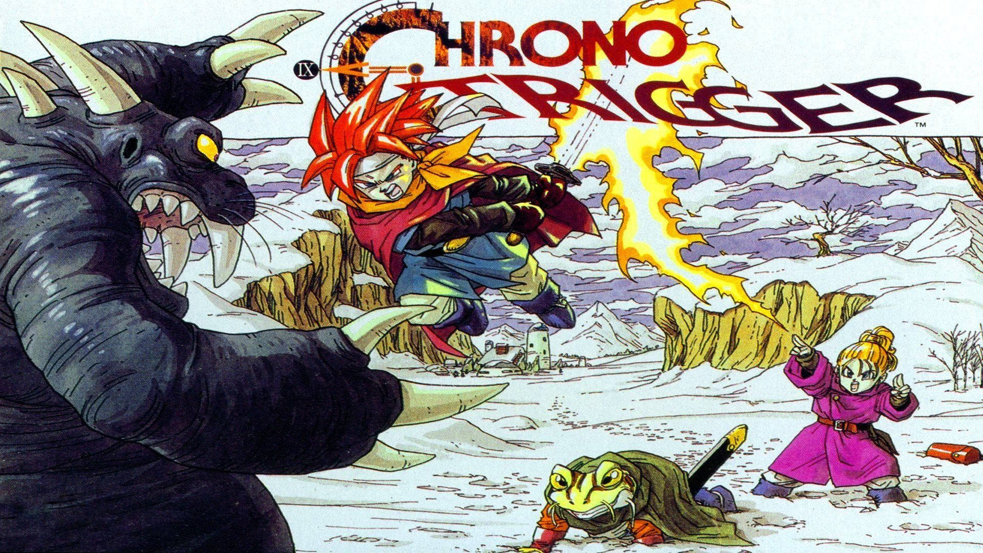 Chrono Trigger, 1995, game comic cover, Full HD Desktop Wallpaper