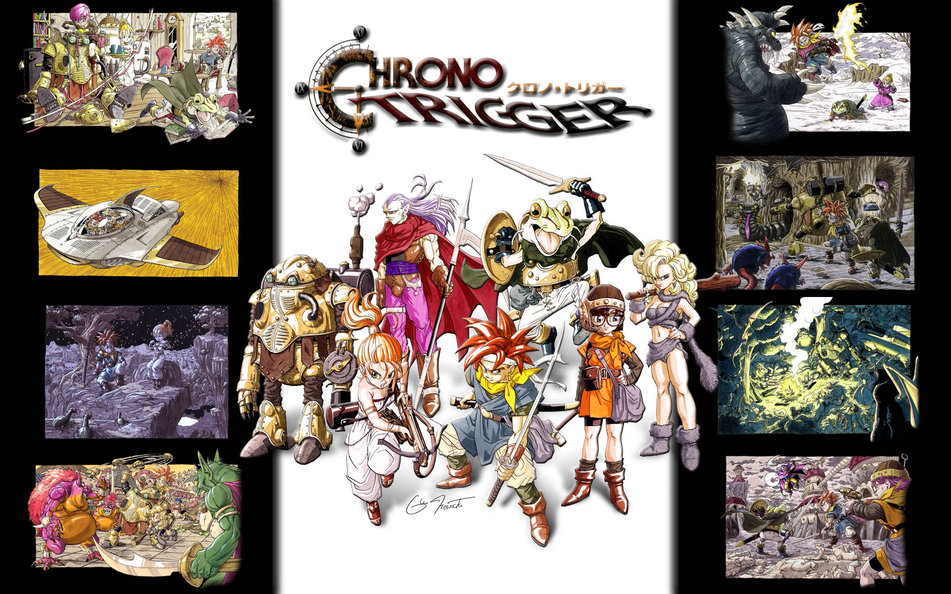 Chrono Trigger, 1995, game digital cover, Full HD Desktop Wallpaper
