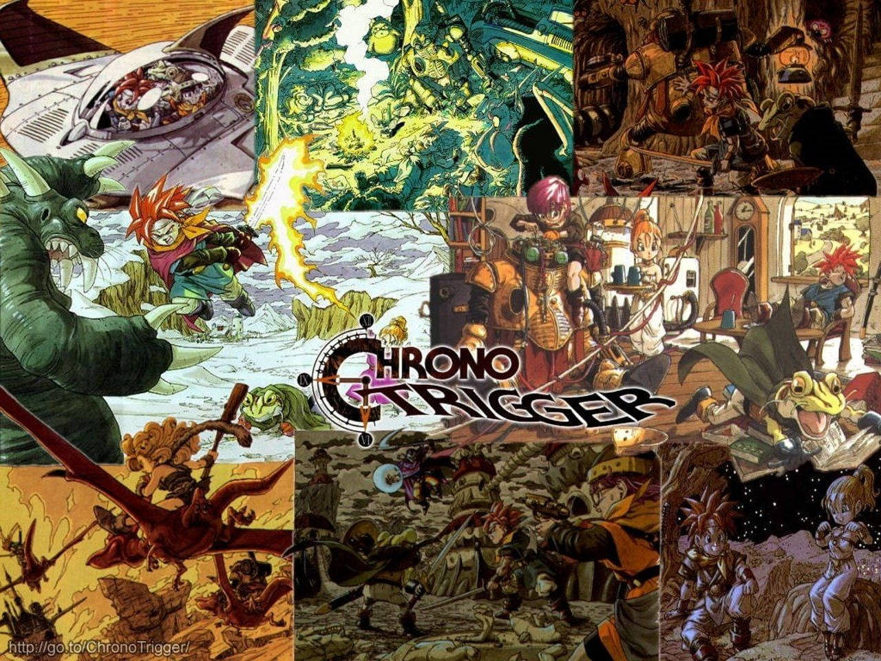 Chrono Trigger, anime scenes, characters in battle, HD Desktop Wallpaper