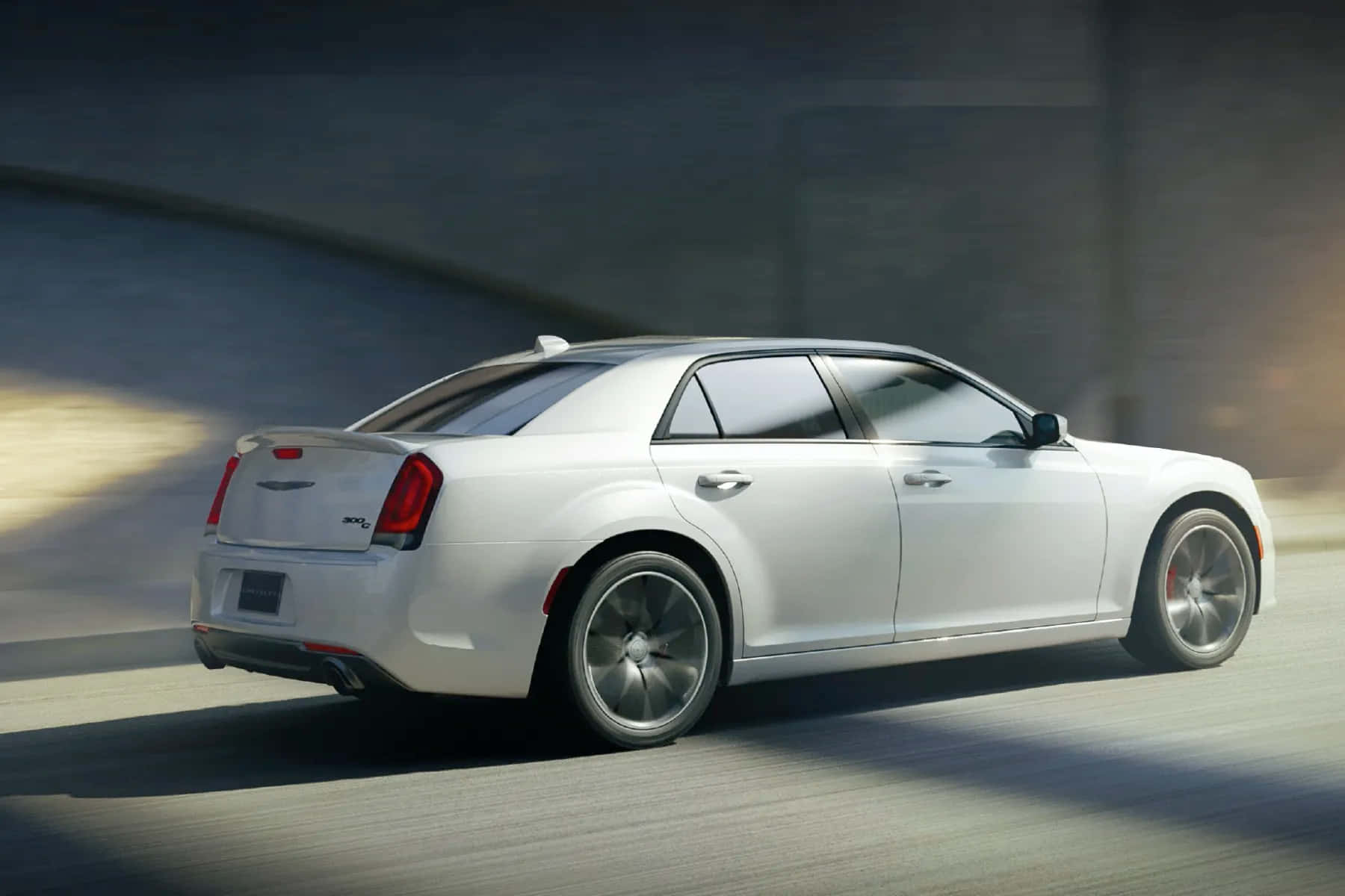 Chrysler 300, white, luxury sedan, HD Desktop Wallpaper