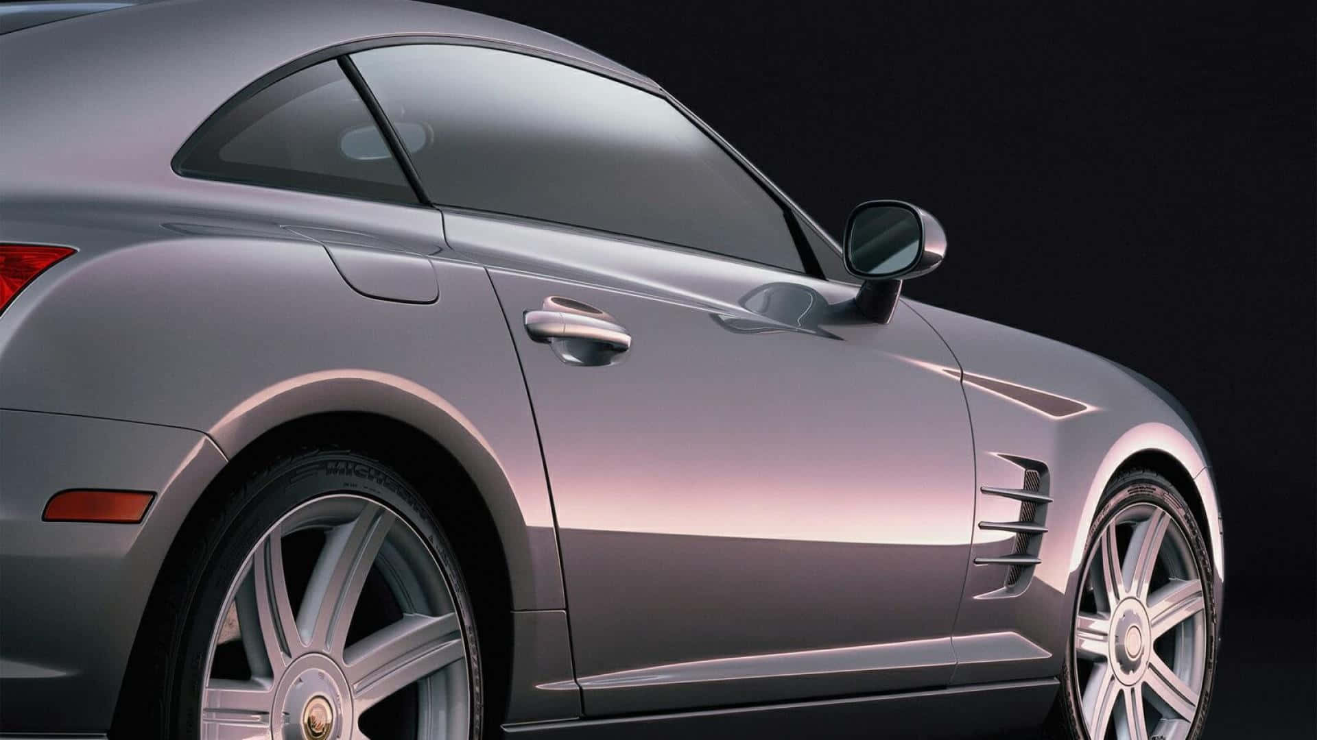 2004 Chrysler Crossfire, sleek silver sports car, polished curves, Full HD Desktop Wallpaper