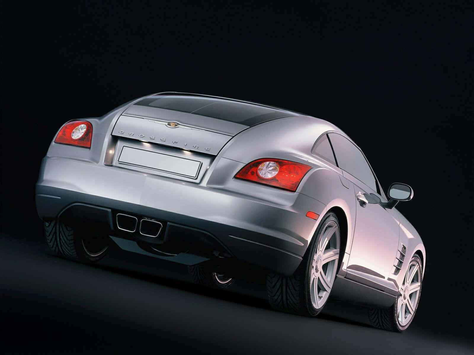 Chrysler Crossfire, silver, rear three quarter angle, HD Desktop Wallpaper