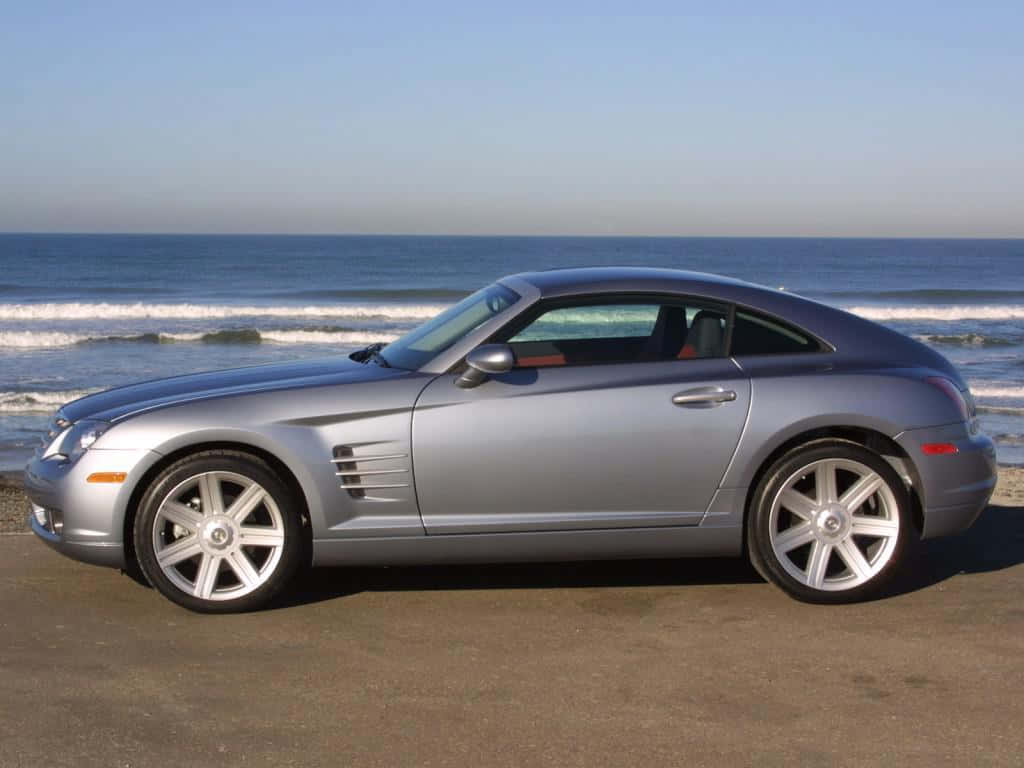 Chrysler Crossfire, silver, convertible, SD Desktop Wallpaper