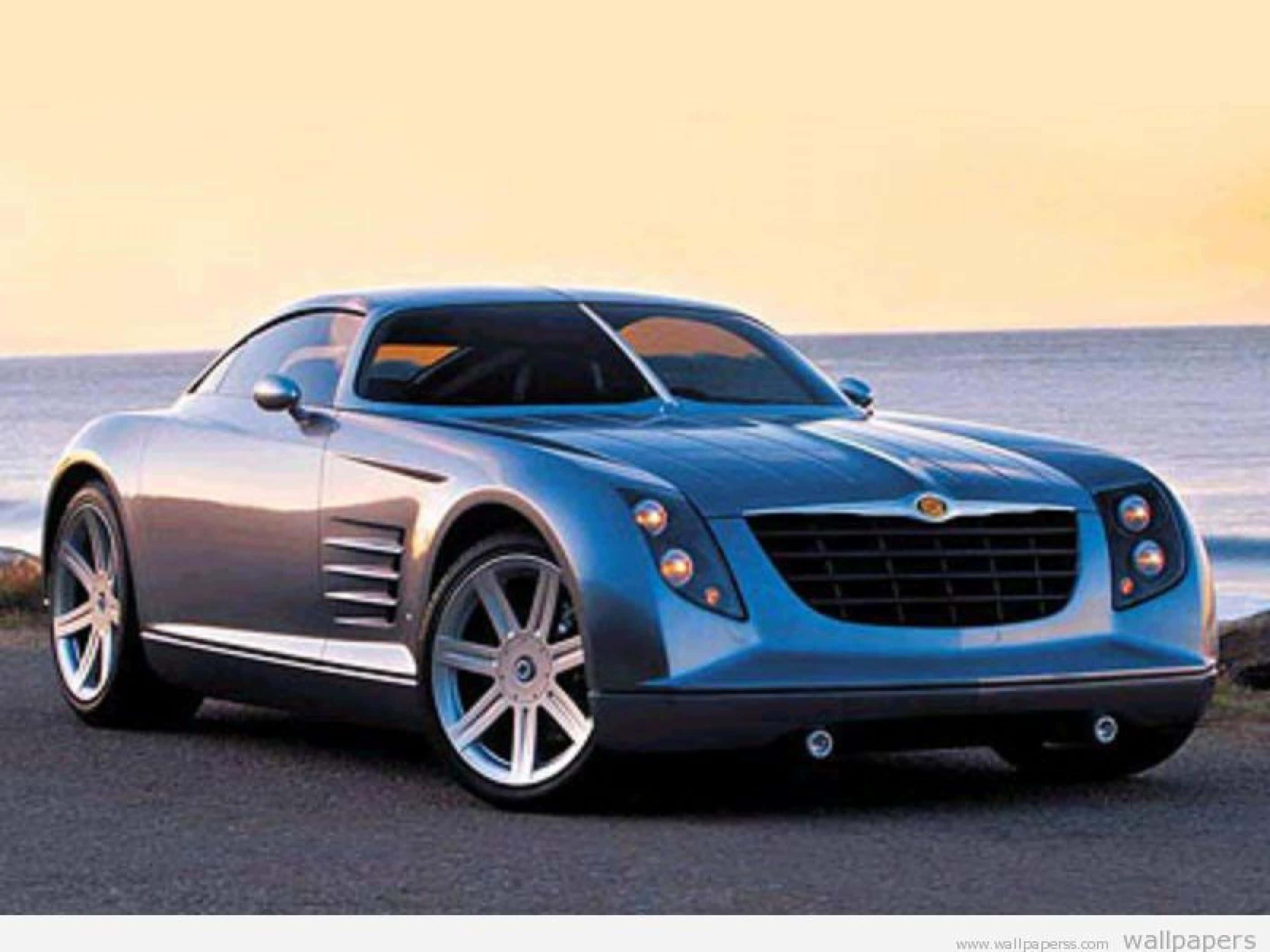 Chrysler Crossfire, sleek silver, chrome accents, 2K Desktop Wallpaper