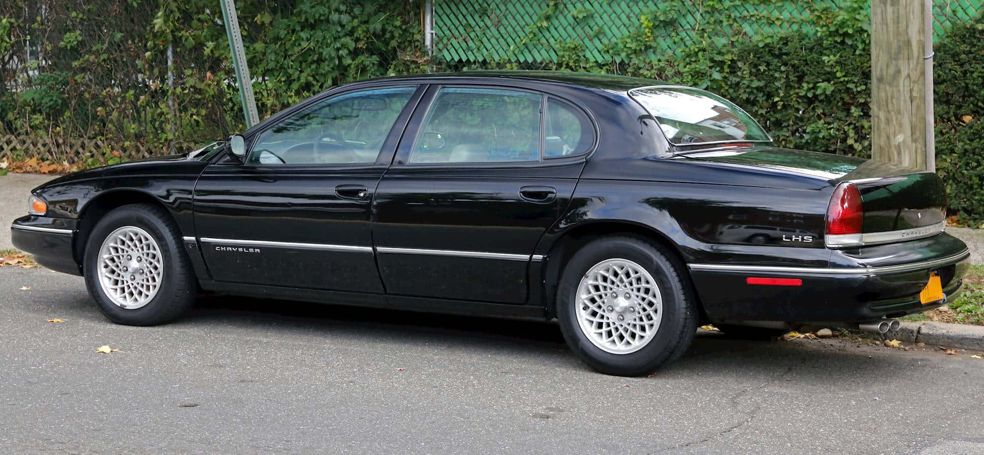 Chrysler LHS, 2000, black, Full HD Desktop Wallpaper
