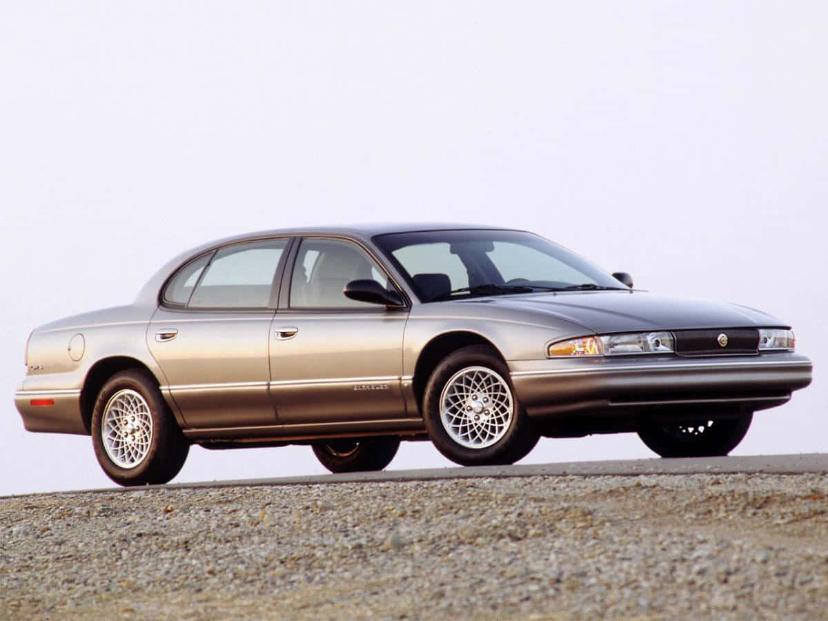 Chrysler Lhs, sleek silver sedan, alloy wheels, SD Desktop Wallpaper