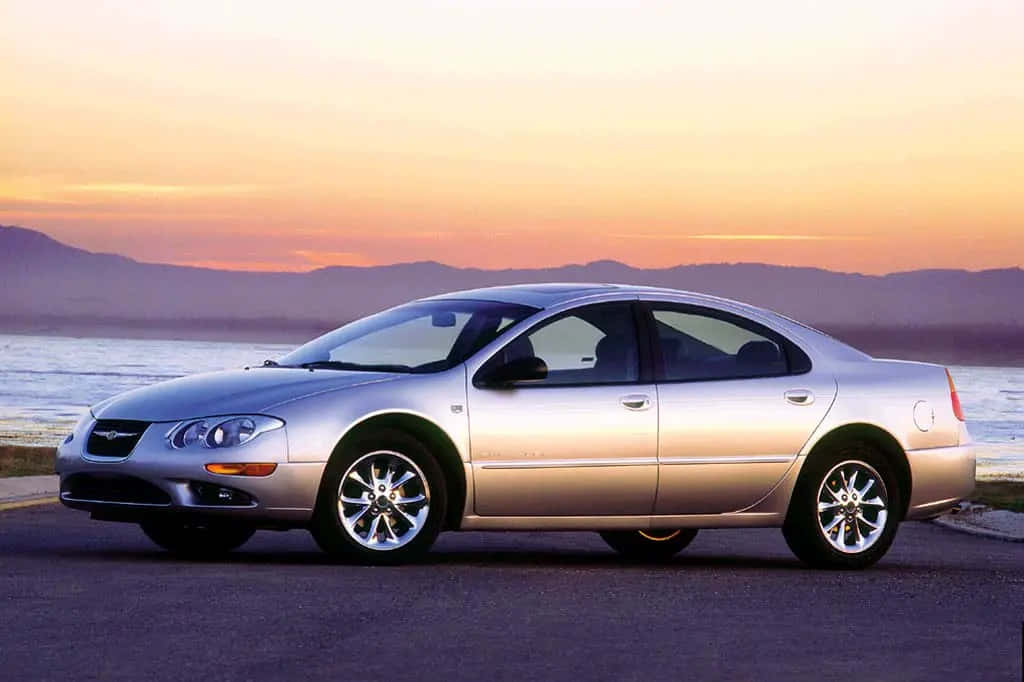 Chrysler LHS, silver, sedan, SD Desktop Wallpaper