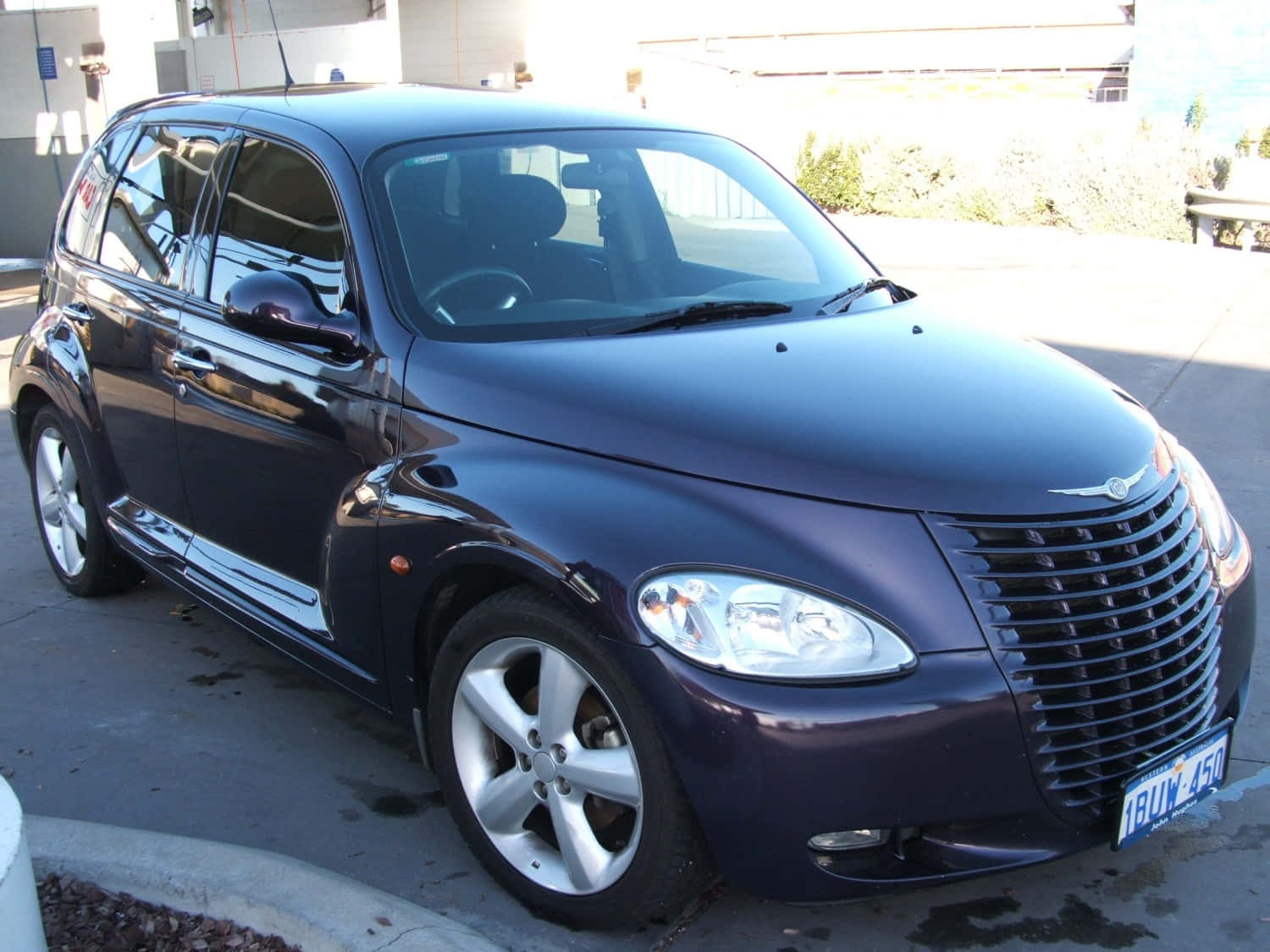 Chrysler PT Cruiser, dark purple, glossy, HD Desktop Wallpaper