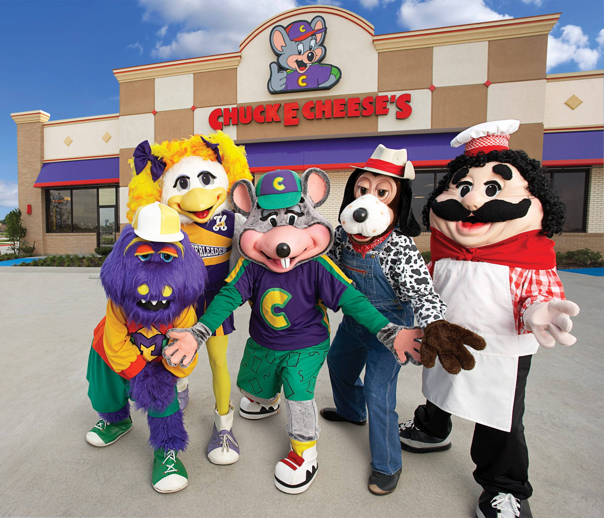 Chuck E Cheese, mascots, themed restaurant, Full HD Desktop Wallpaper