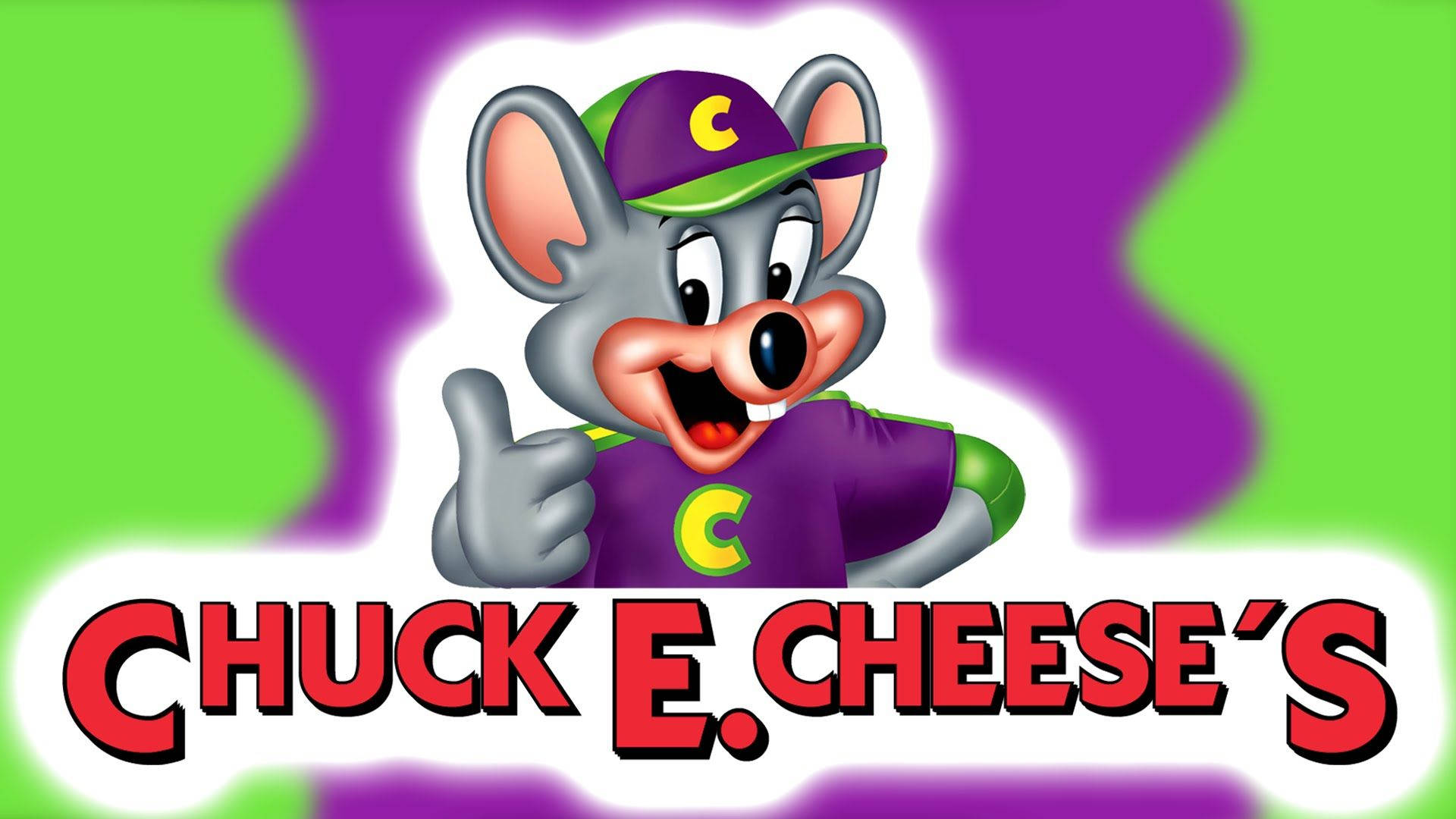 Chuck E Cheese, purple cap, purple shirt, Full HD Desktop Wallpaper