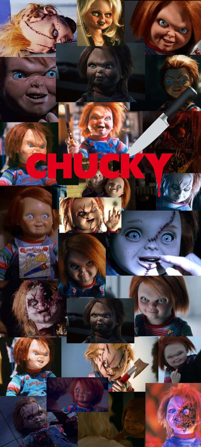 Chucky, Tiffany, red Chucky logo, HD Phone Wallpaper