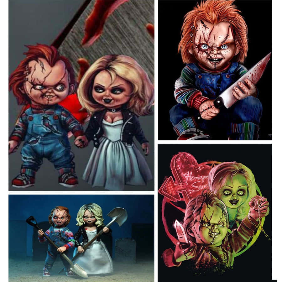Chucky, Tiffany, doll, SD Desktop Wallpaper