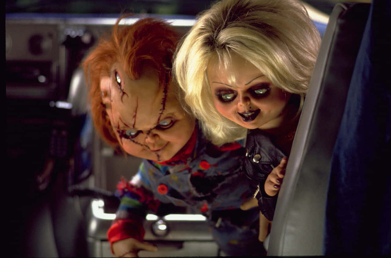 Chucky, Tiffany, car, HD Desktop Wallpaper
