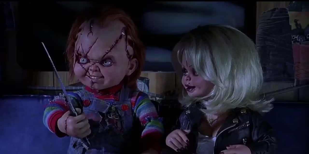 Chucky, Tiffany, leather jacket, HD Desktop Wallpaper