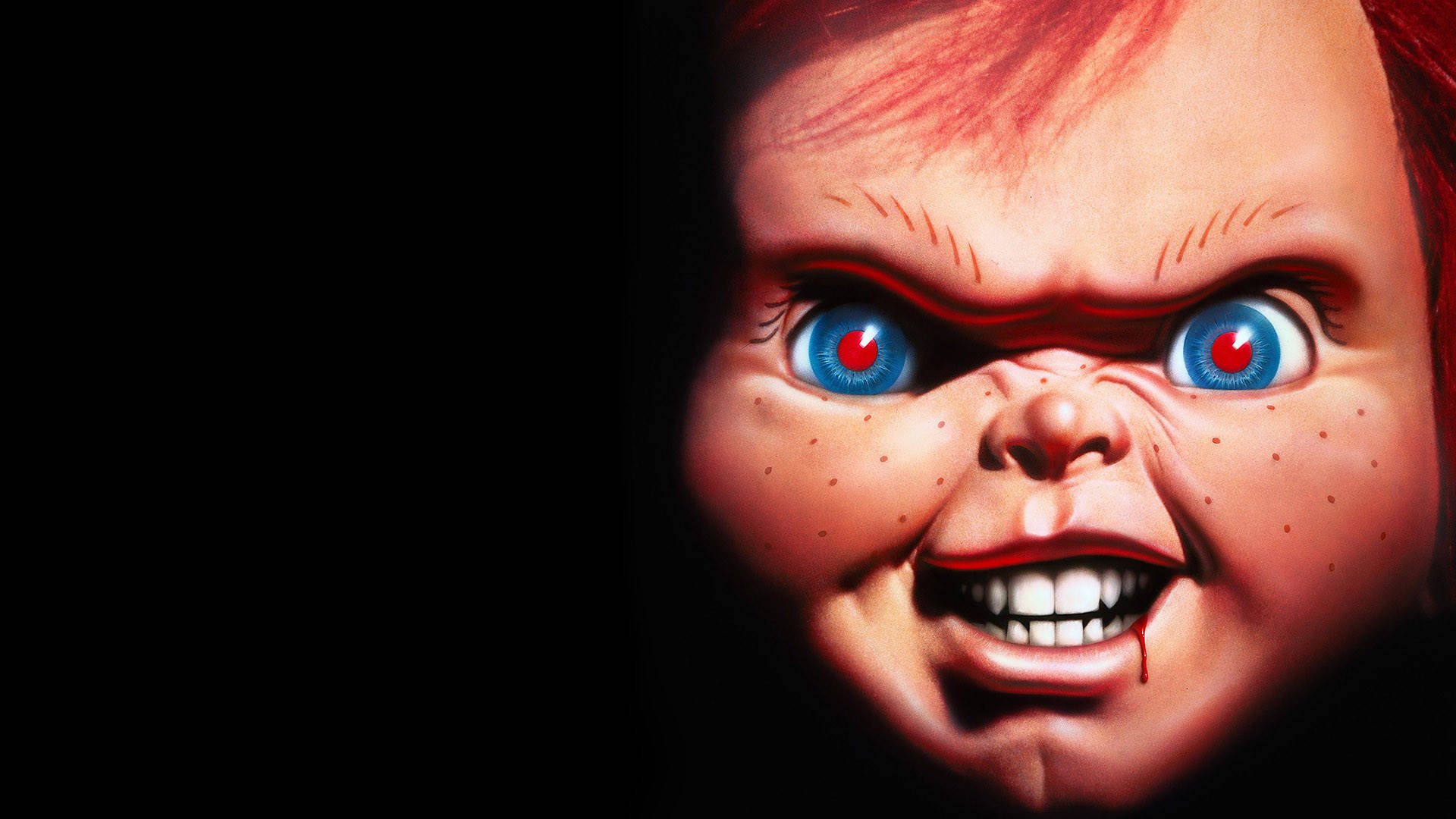 Chucky, red hair, blue eyes, Full HD Desktop Wallpaper