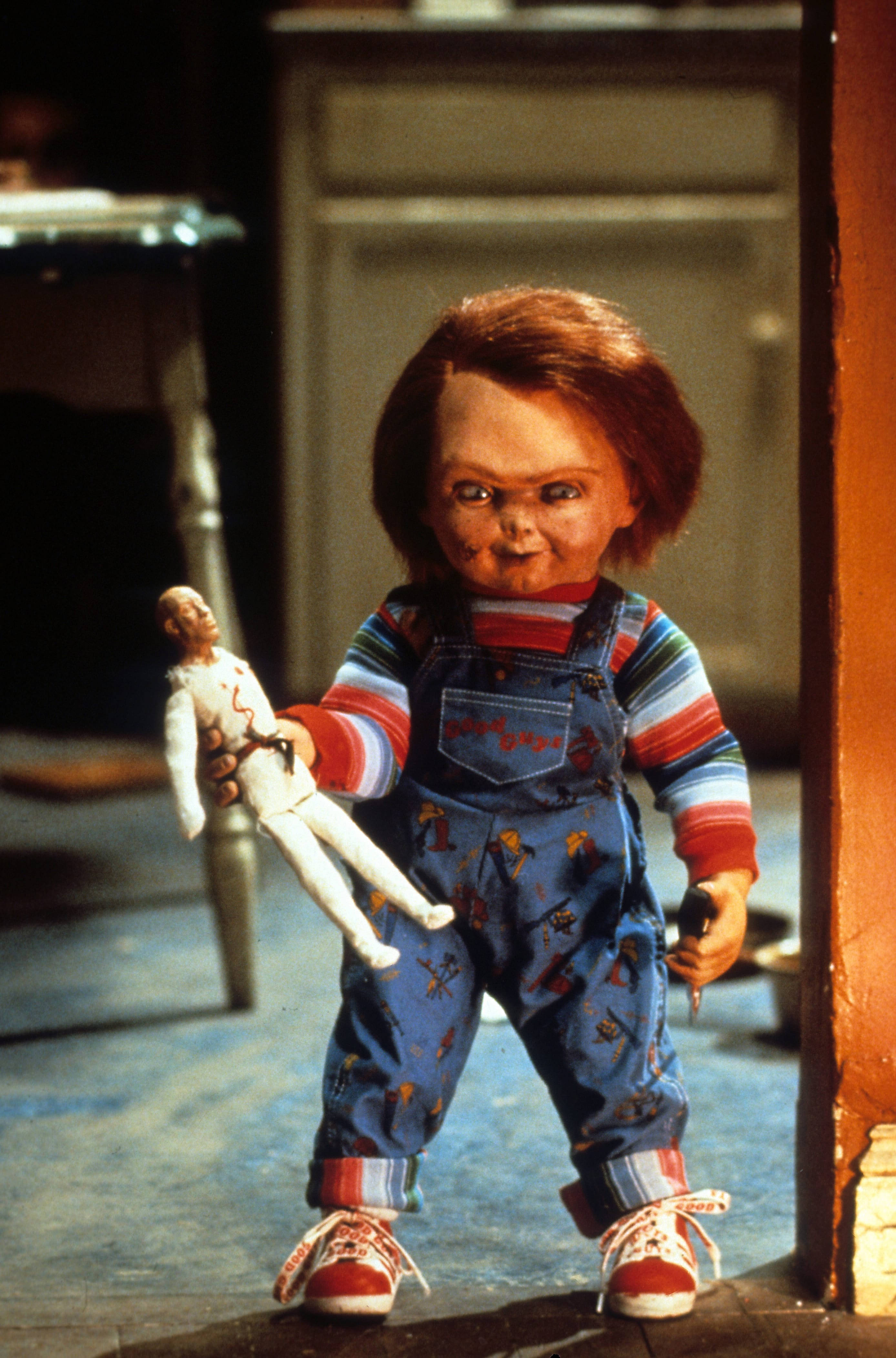 Chucky, male doll, kitchen, 4K Phone Wallpaper