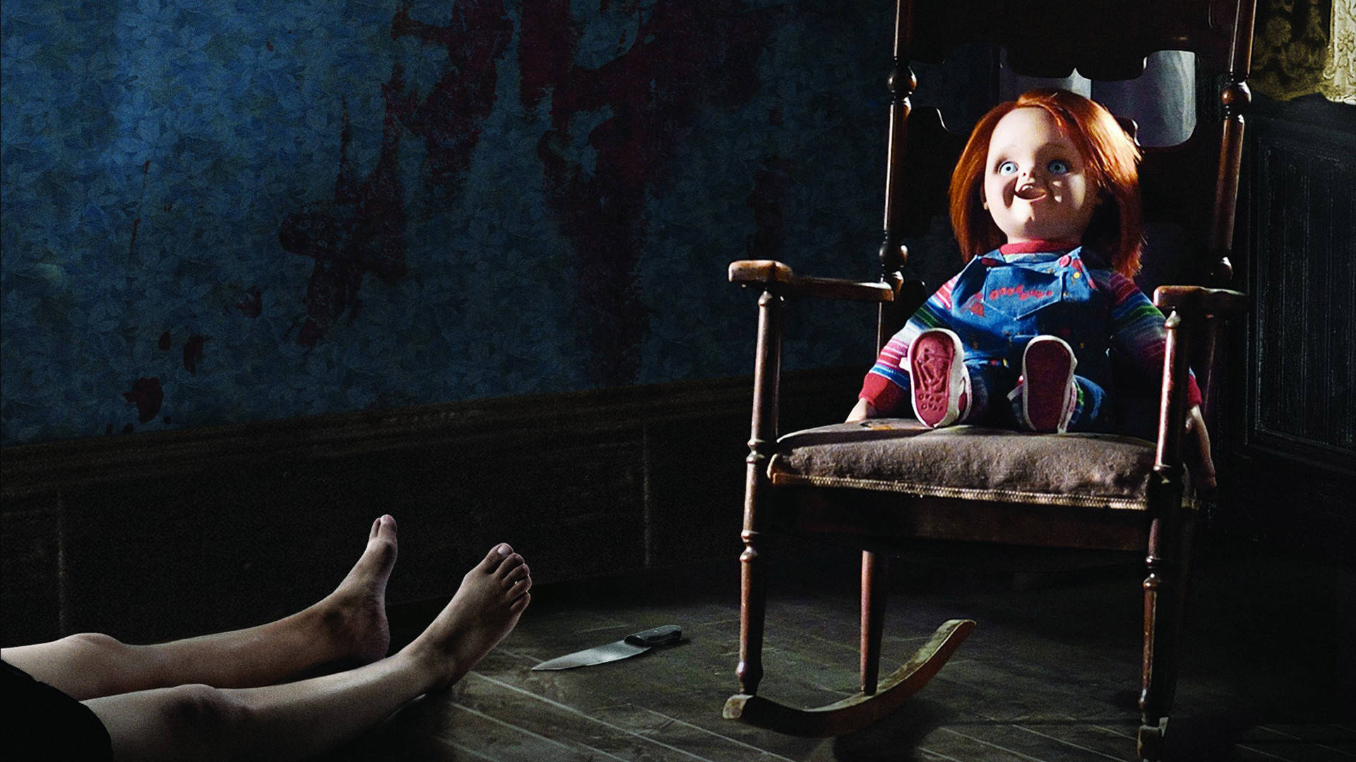 Chucky, rocking chair, red hair, Full HD Desktop Wallpaper
