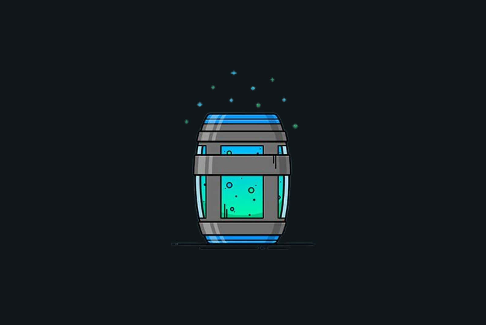 Chug Jug, cartoon style, metallic barrel, HD Desktop Wallpaper