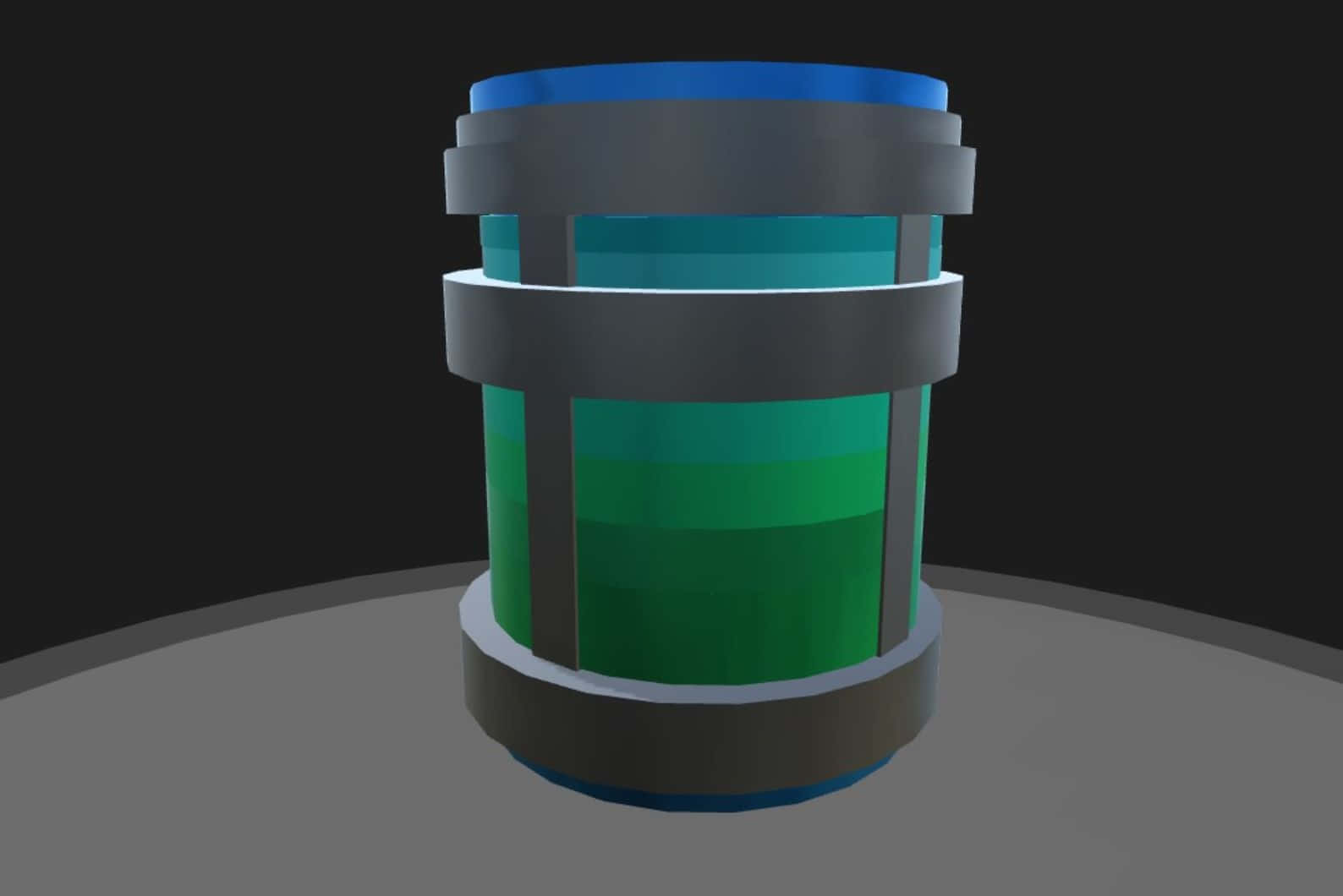 Chug Jug, blue top and bottom bands, gray rings, HD Desktop Wallpaper