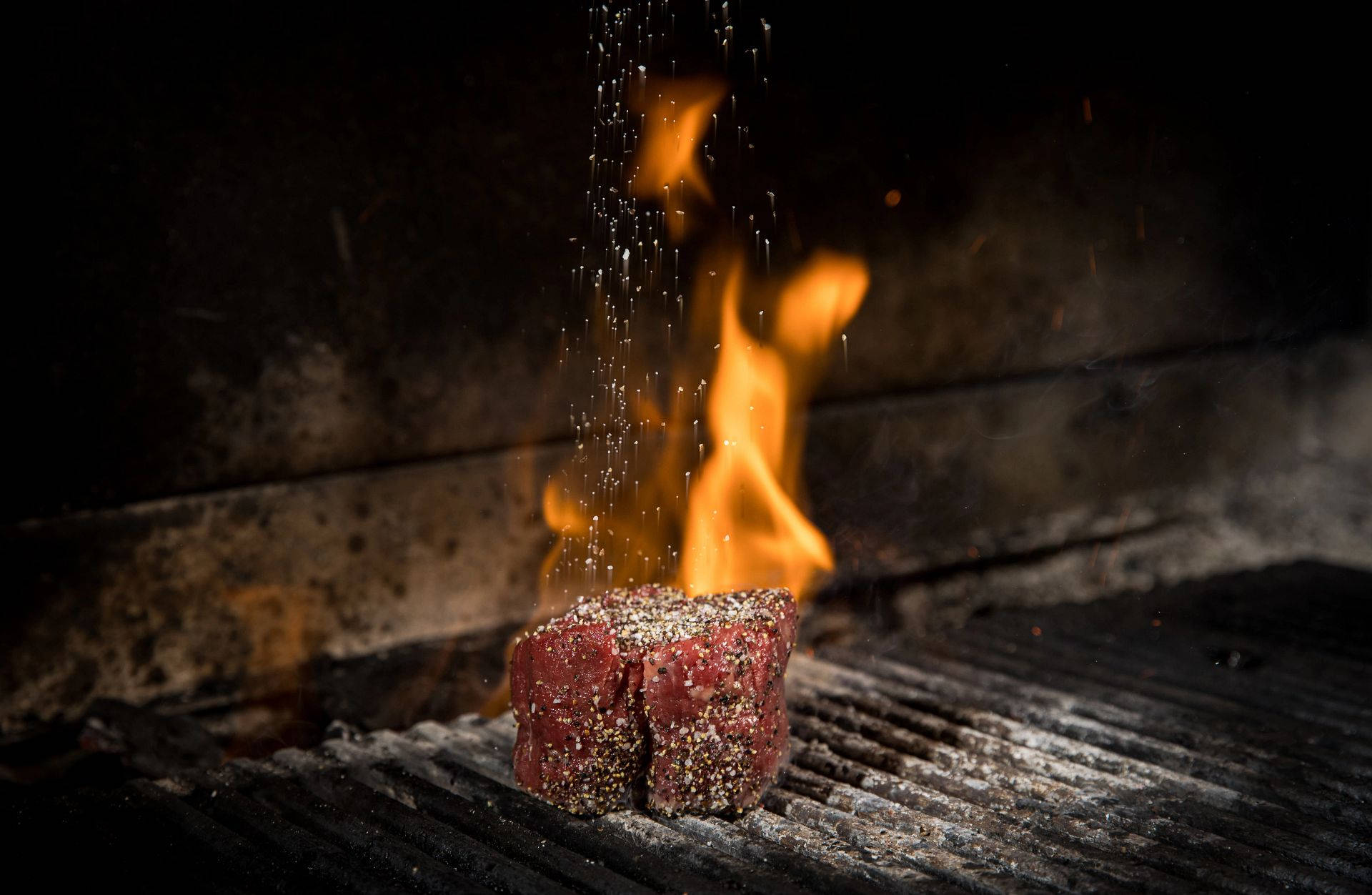 Churrasco, steak, grill, Full HD Desktop Wallpaper
