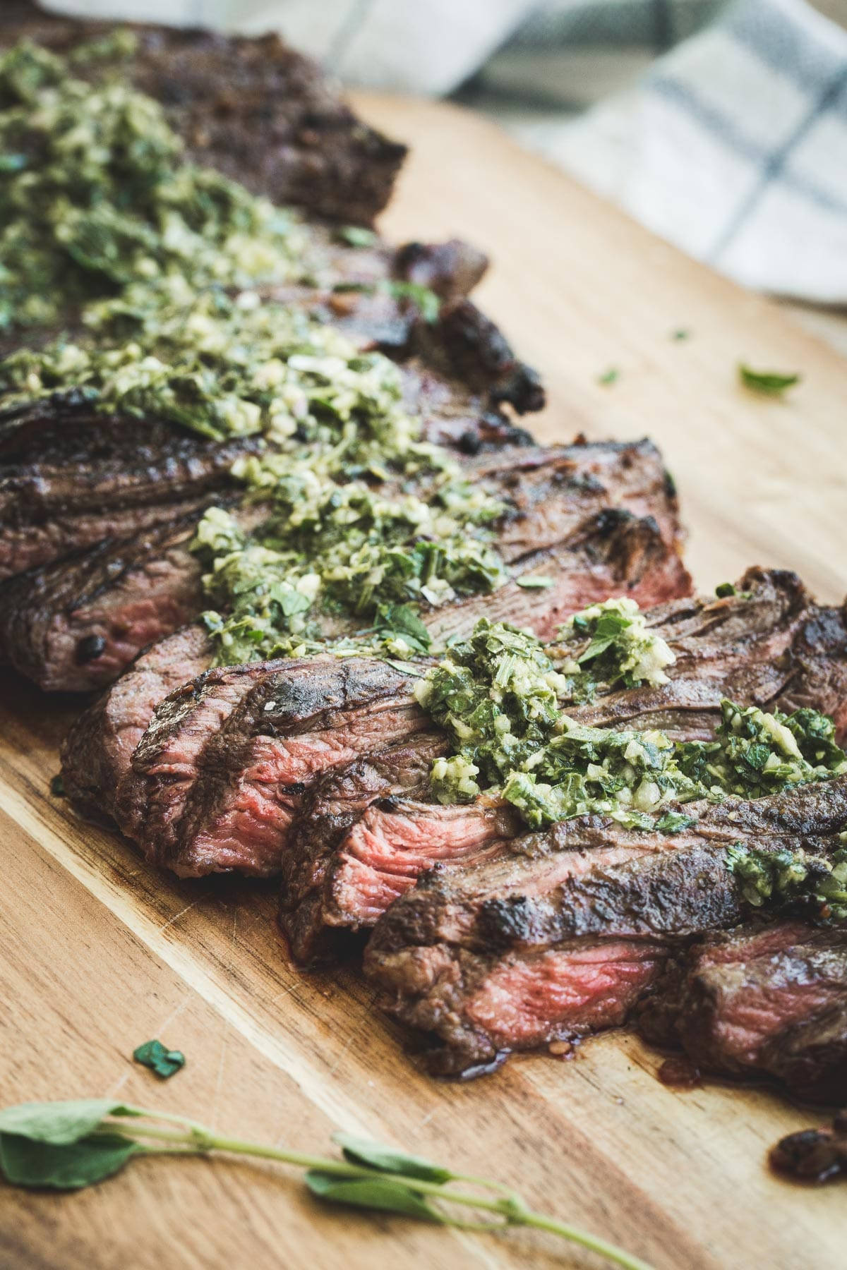 Churrasco, grilled steak, herb sauce, HD Phone Wallpaper