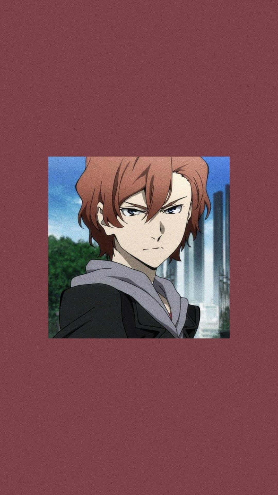 Chuuya Nakahara, anime male, brown hair, Full HD Phone Wallpaper