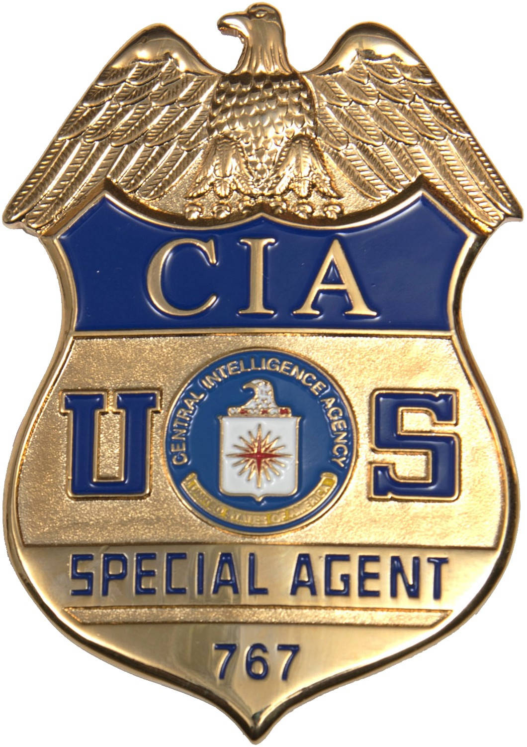 CIA Emblem, gold, blue, HD Phone Wallpaper