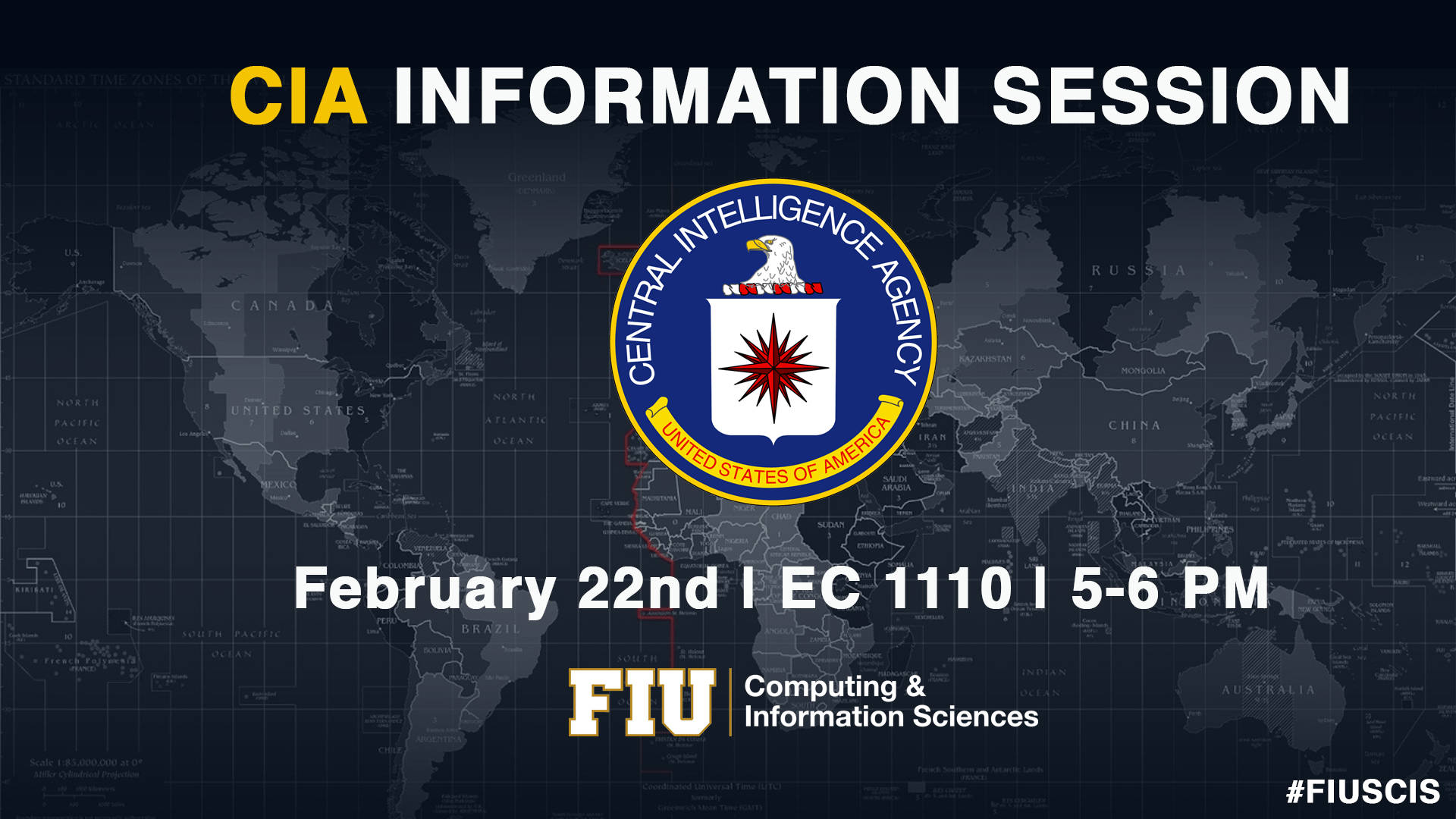 CIA Logo, dark background, agency seal, Full HD Desktop Wallpaper