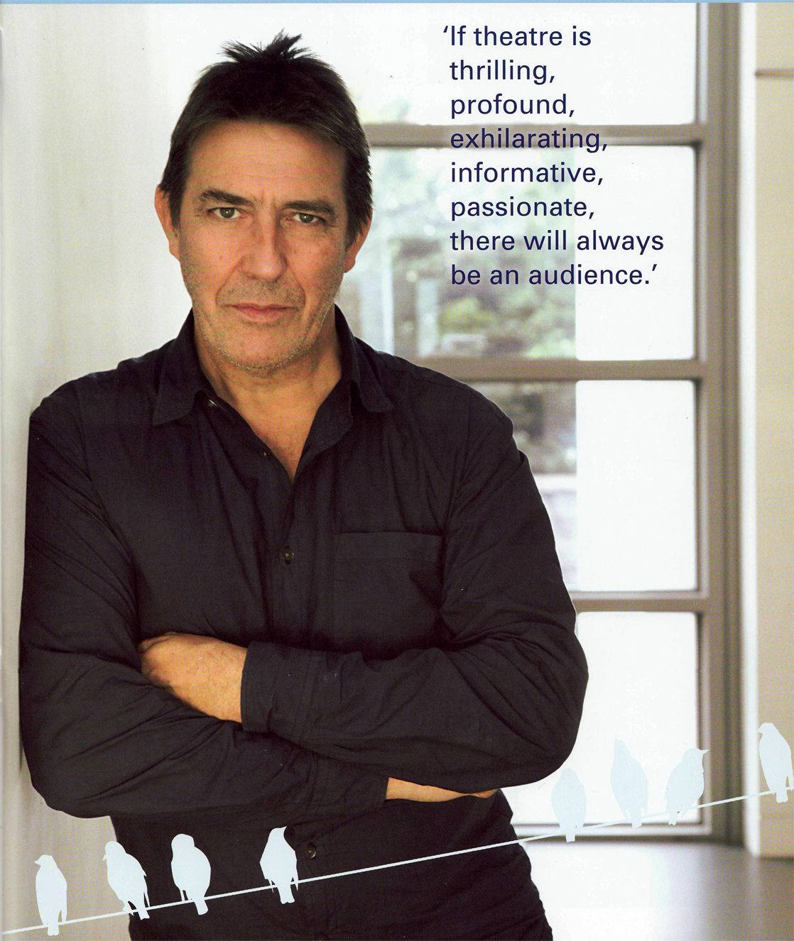 Ciarán Hinds, fancy theatre, black shirt, HD Phone Wallpaper
