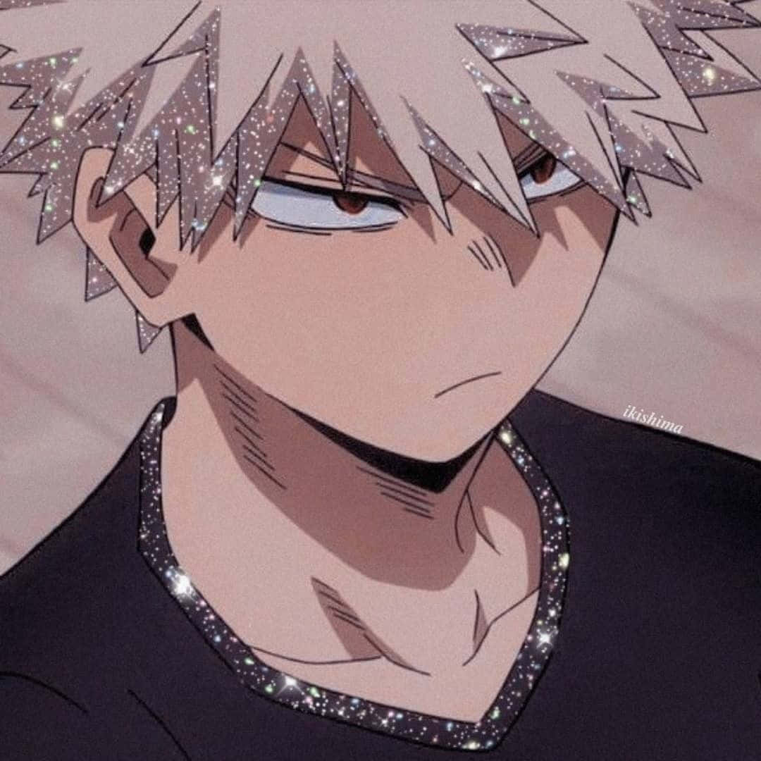 Cid Kagenou, spiky silver hair, glittery details, SD Desktop Wallpaper