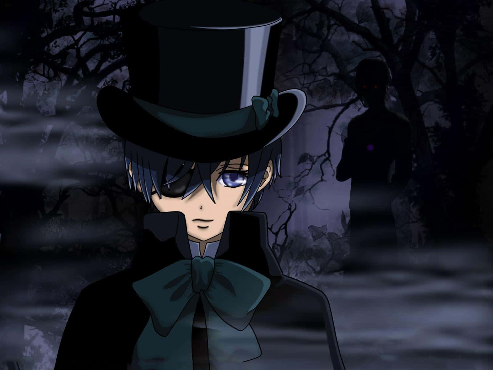 Ciel Phantomhive, top hat, coat, HD Desktop Wallpaper