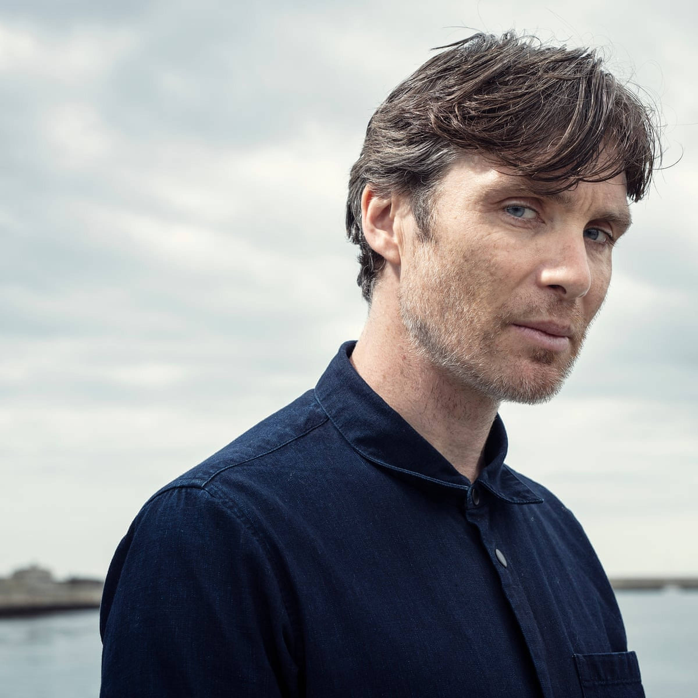 Cillian Murphy, beard, tousled brown hair, Full HD Desktop Wallpaper
