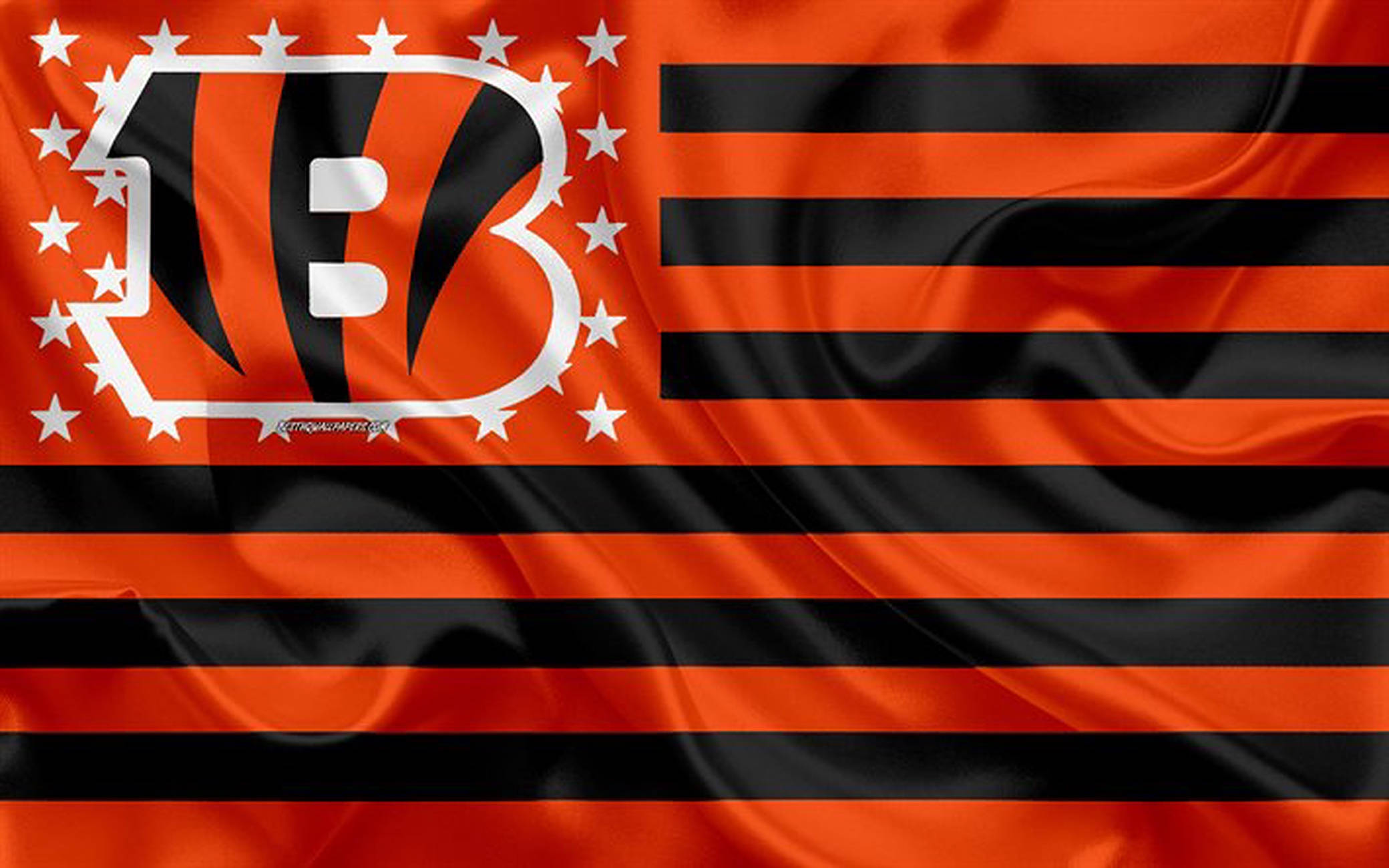 Cincinnati Bengals, orange, black, Full HD Desktop Wallpaper