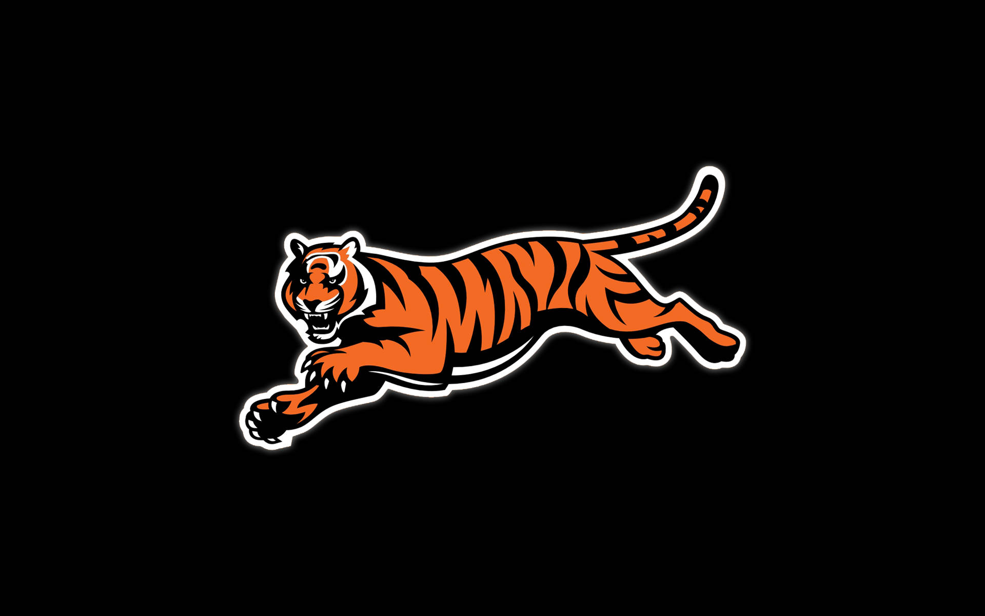 Cincinnati Bengals, tiger, orange, Full HD Desktop Wallpaper