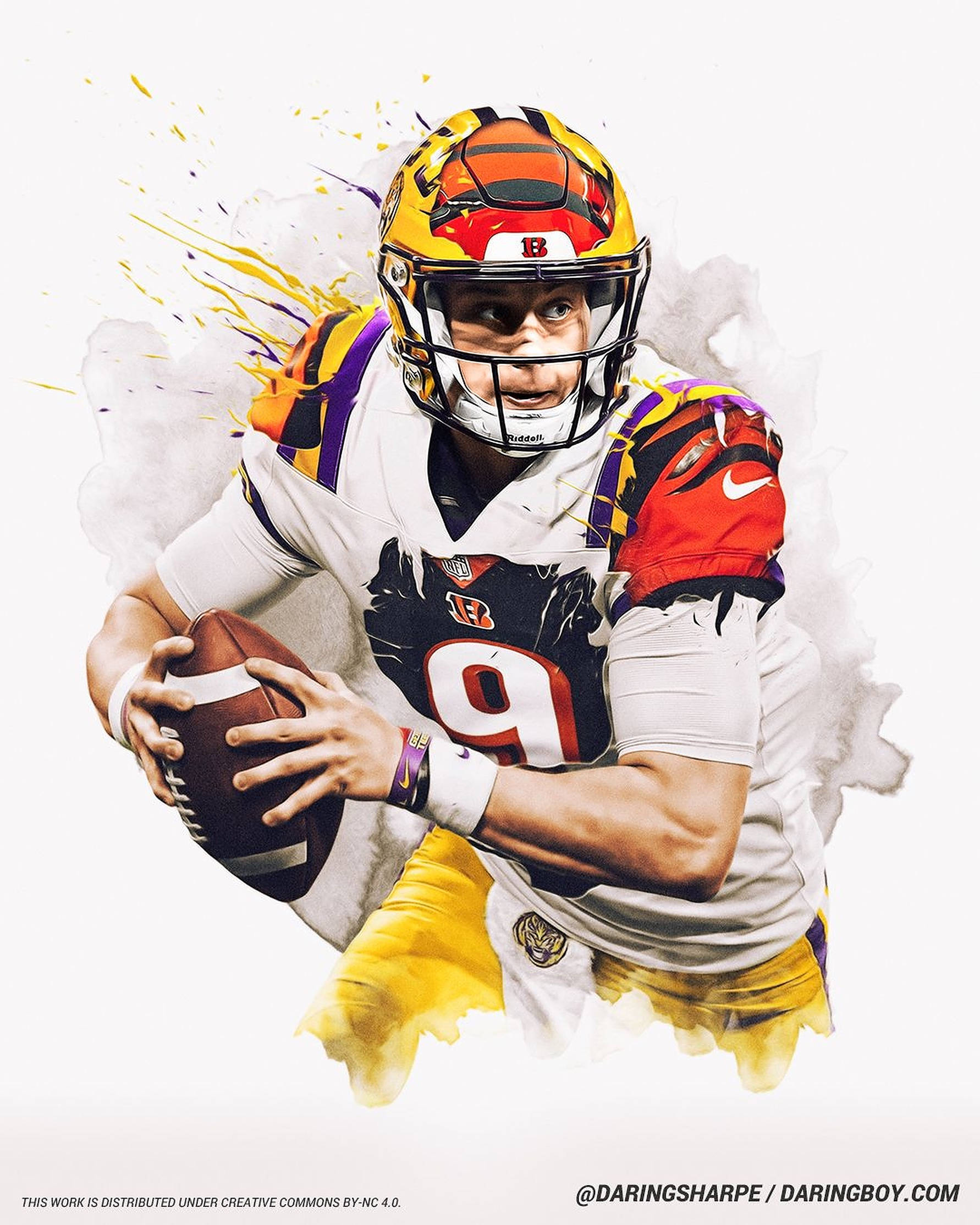 Cincinnati Bengals, football player, Bengals gear, Full HD Phone Wallpaper