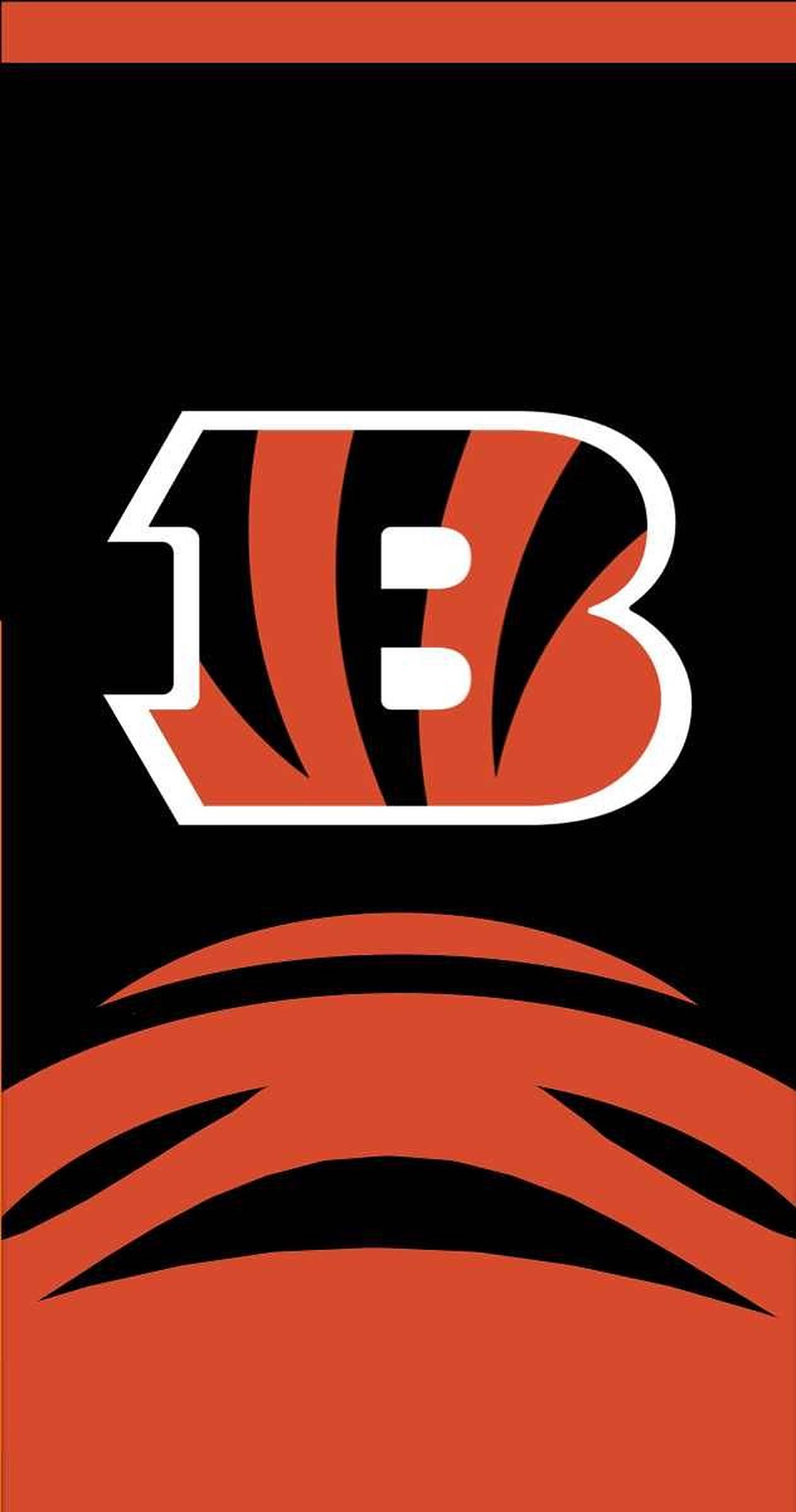 Cincinnati Bengals, black and orange, tiger stripes, Full HD Phone Wallpaper