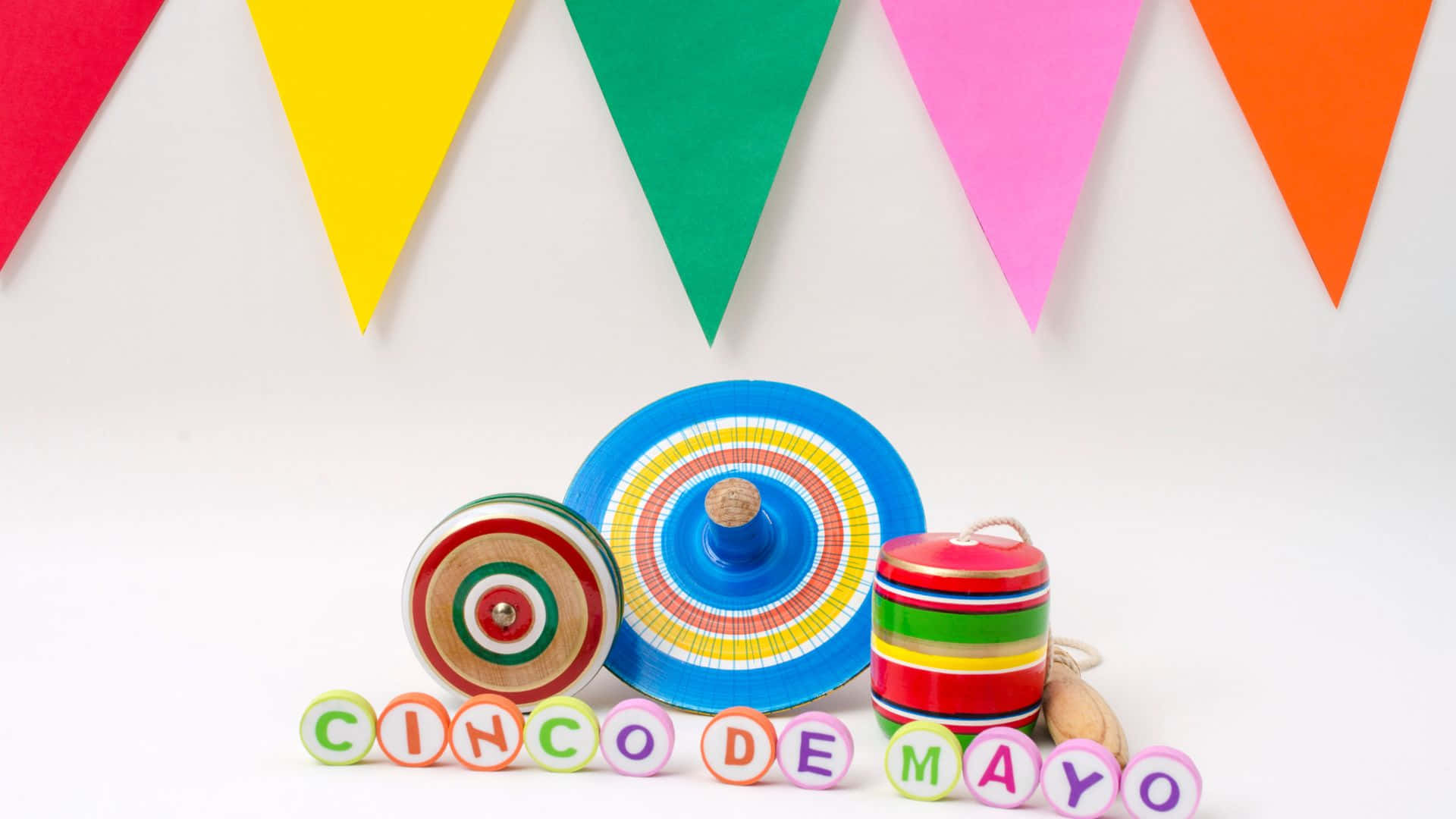 Cinco de Mayo, colorful banner, words cinco de mayo, Full HD Desktop Wallpaper