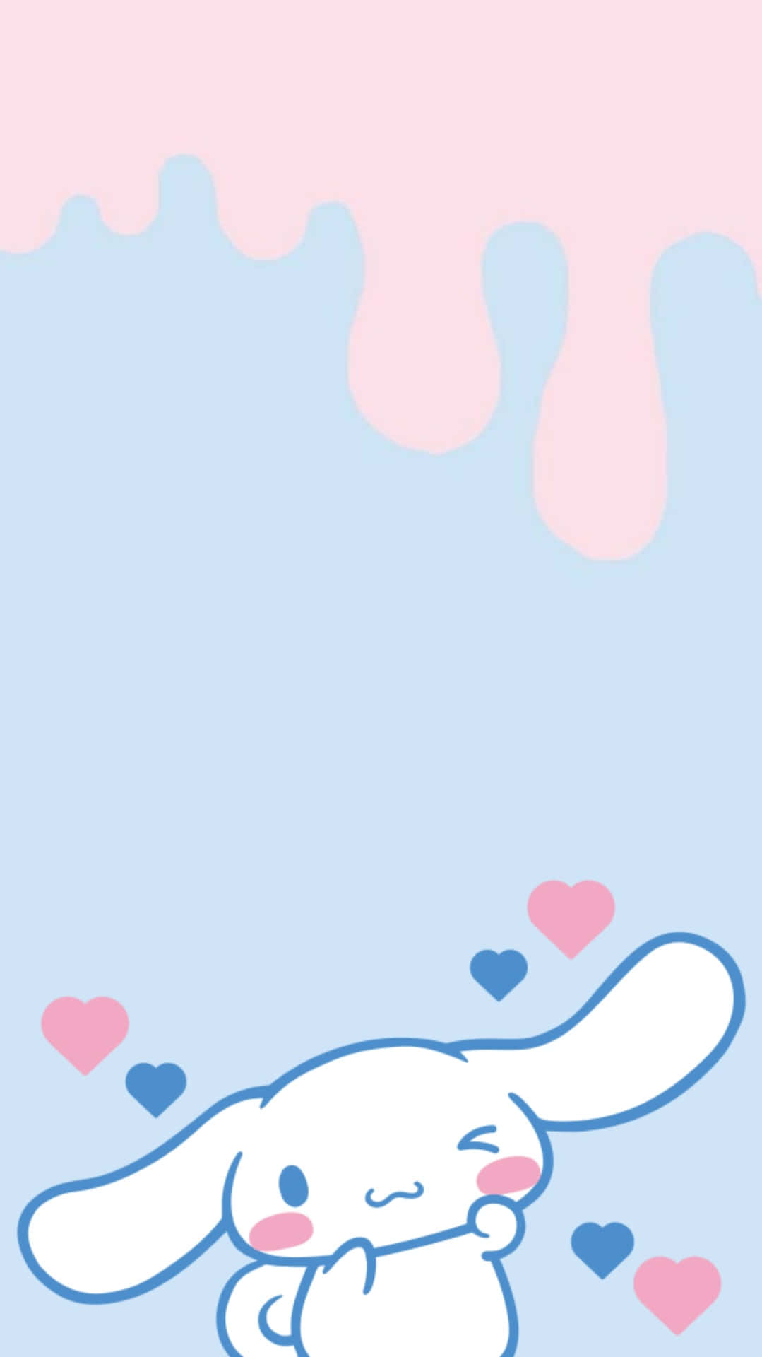 Cinnamoroll, white bunny, pink cheeks, Full HD Phone Wallpaper