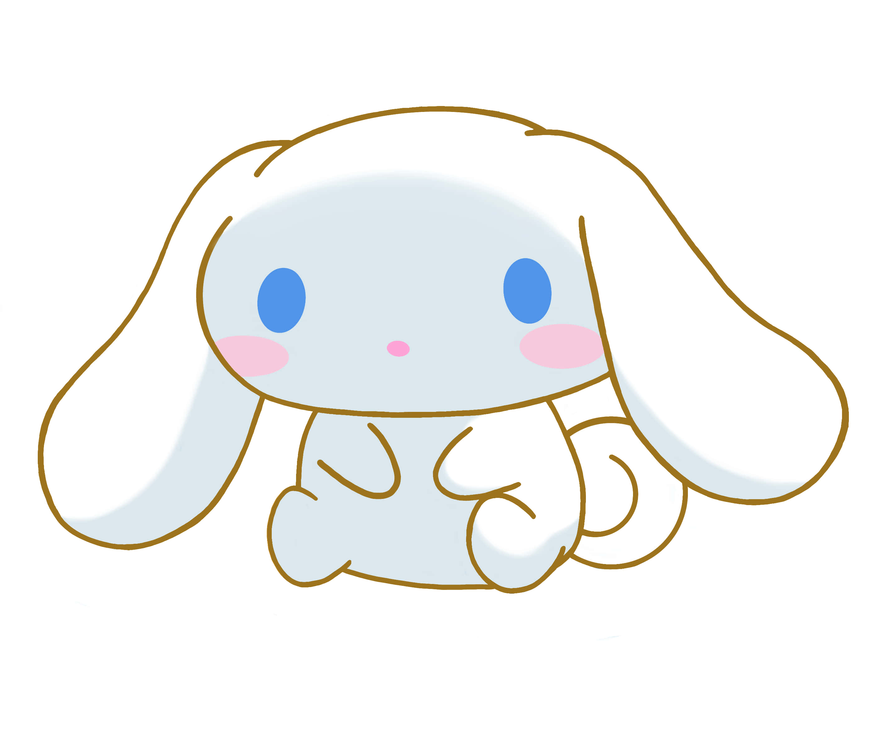Cinnamoroll, white bunny, long floppy ears, 2K Desktop Wallpaper