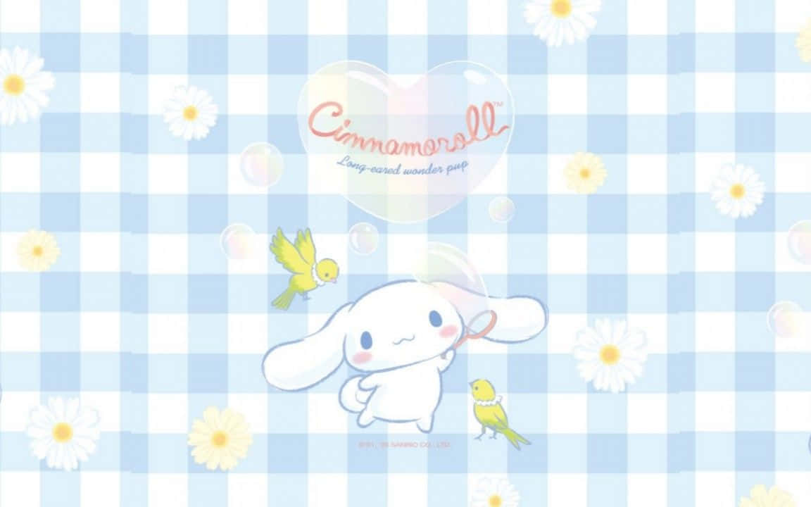 Cinnamoroll, white bunny, long ears, SD Desktop Wallpaper