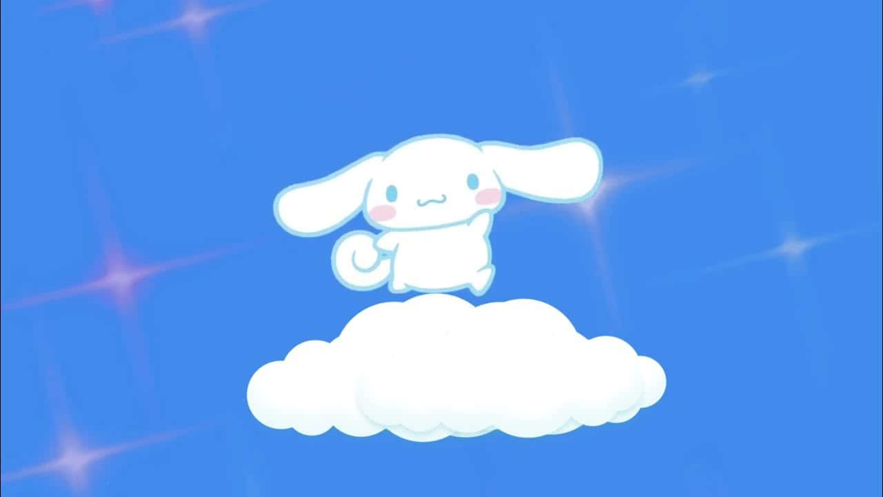 Cinnamoroll, white bunny character, long ears, HD Desktop Wallpaper