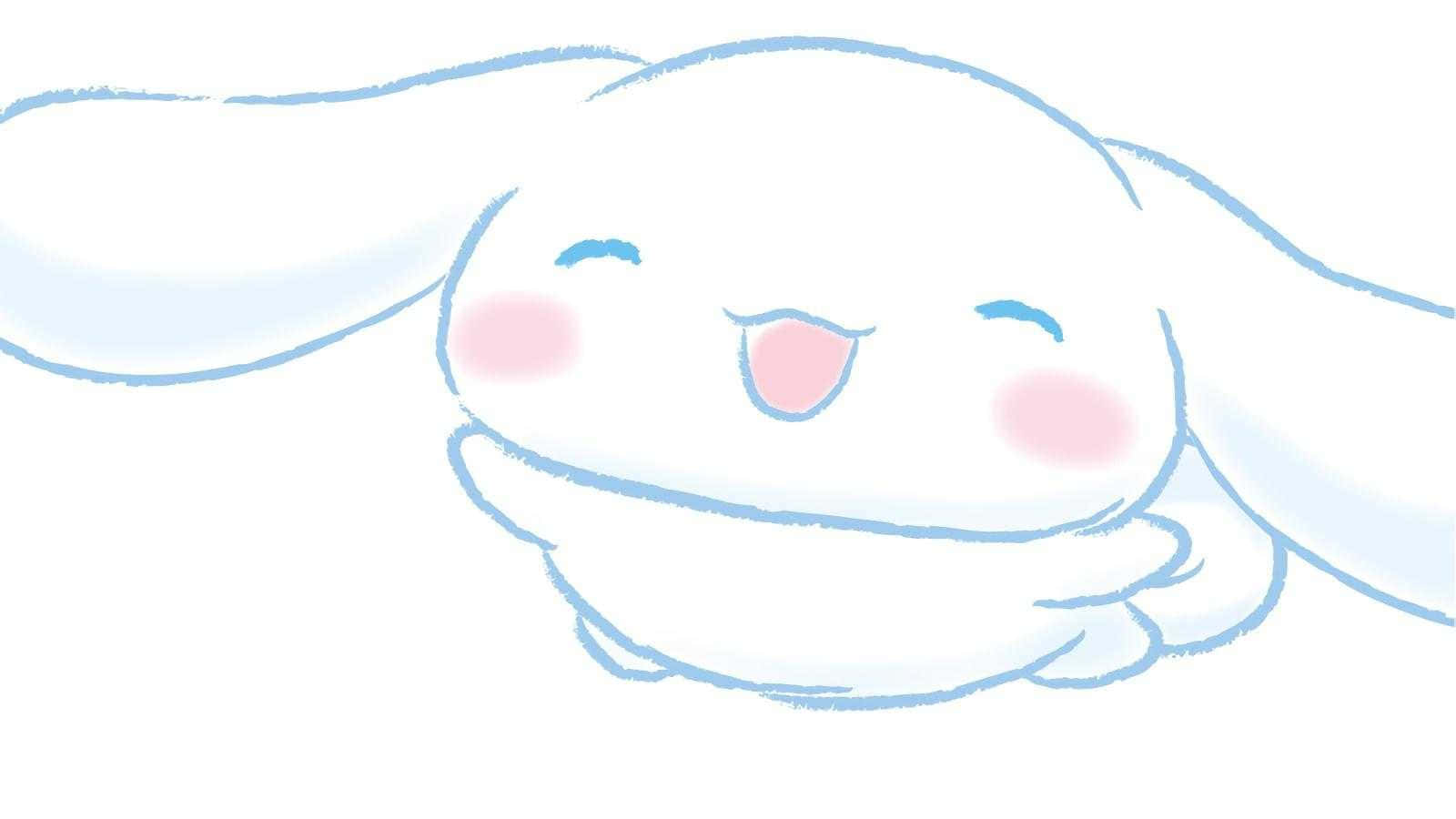 Cinnamoroll, white bunny, long ears, HD Desktop Wallpaper
