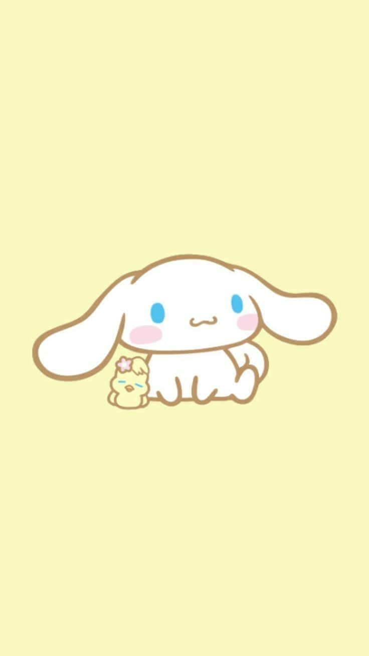 Cinnamoroll Phone, white cartoon bunny, long ears, HD Phone Wallpaper